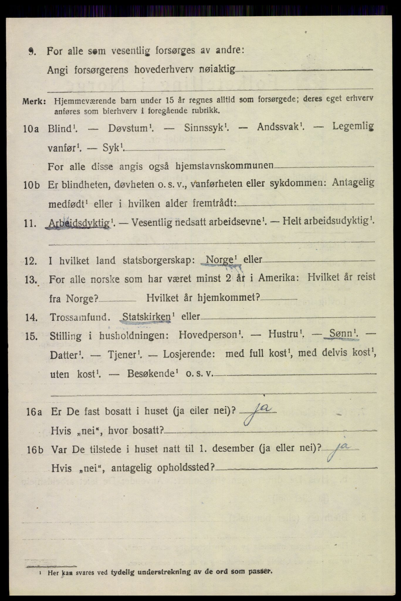 SAH, 1920 census for Vinger, 1920, p. 11363