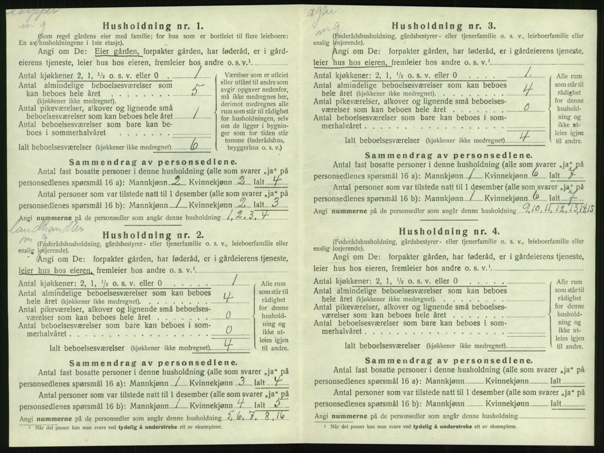 SAT, 1920 census for Brønnøy, 1920, p. 739