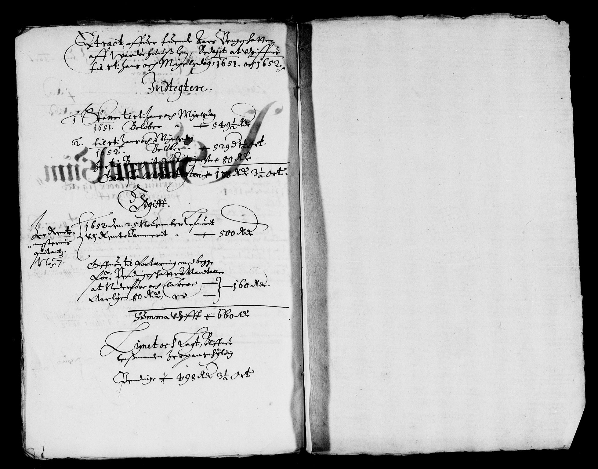 Rentekammeret inntil 1814, Reviderte regnskaper, Lensregnskaper, AV/RA-EA-5023/R/Rb/Rbæ/L0007: Vardøhus len, 1652-1661