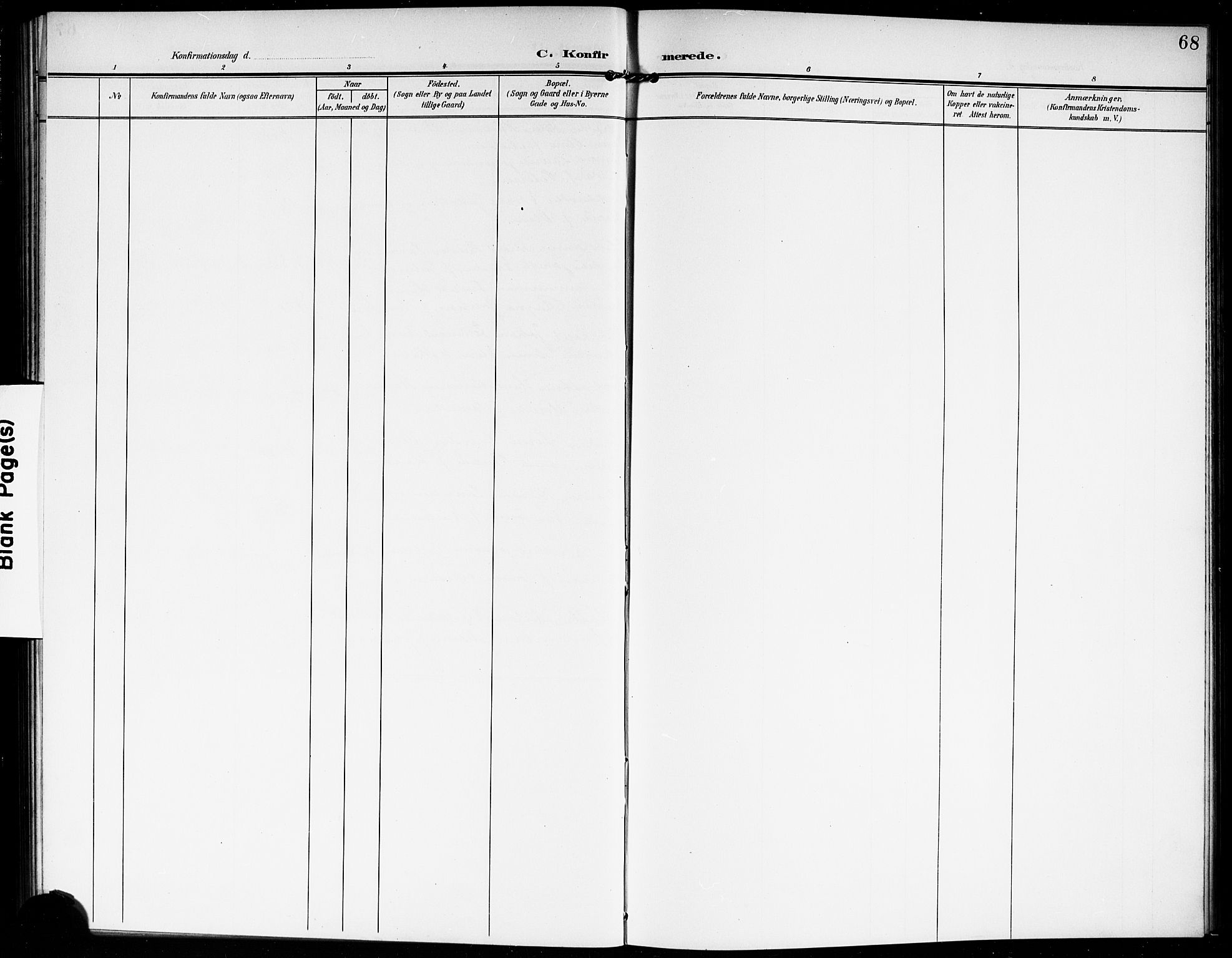 Vestby prestekontor Kirkebøker, AV/SAO-A-10893/G/Gb/L0002: Parish register (copy) no. II 2, 1903-1914, p. 68