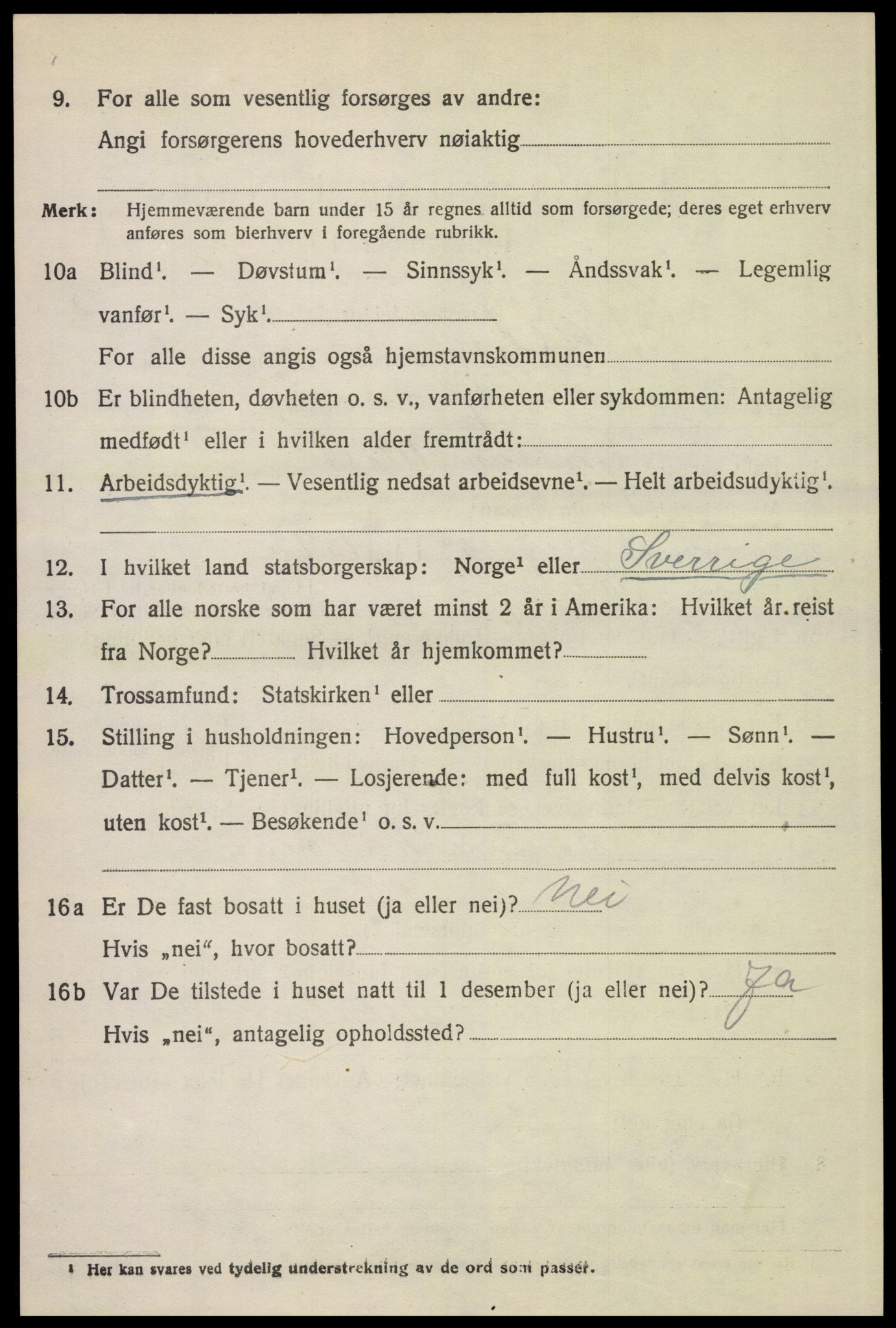 SAH, 1920 census for Våler (Hedmark), 1920, p. 4440