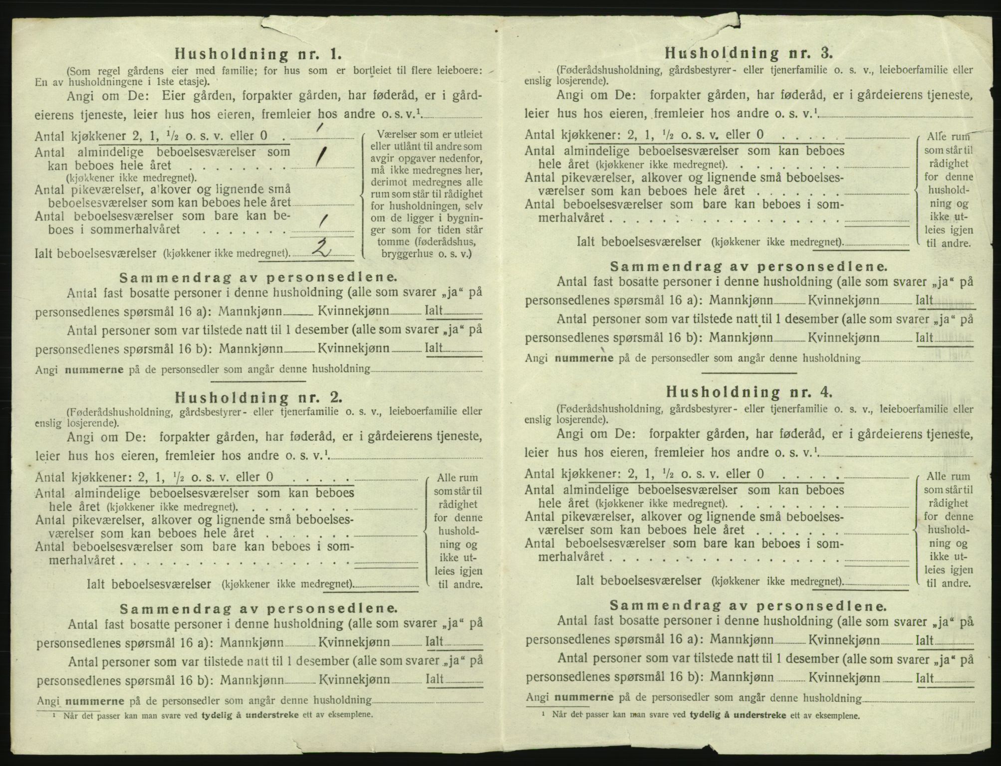 SAST, 1920 census for Tysvær, 1920, p. 841