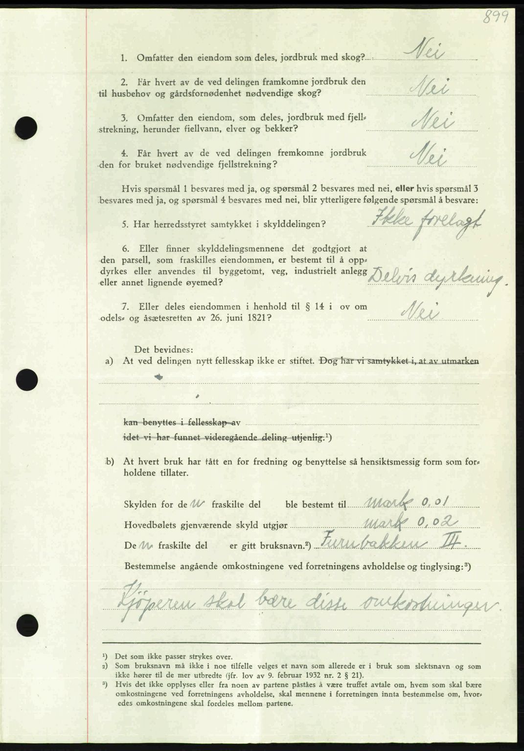 Nordmøre sorenskriveri, AV/SAT-A-4132/1/2/2Ca: Mortgage book no. A102, 1946-1946, Diary no: : 2067/1946