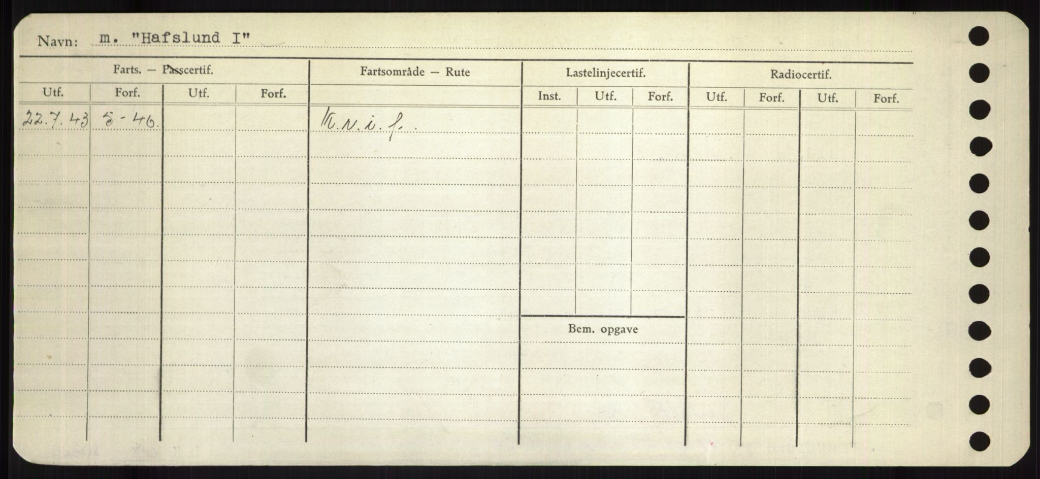 Sjøfartsdirektoratet med forløpere, Skipsmålingen, RA/S-1627/H/Hd/L0014: Fartøy, H-Havl, p. 62