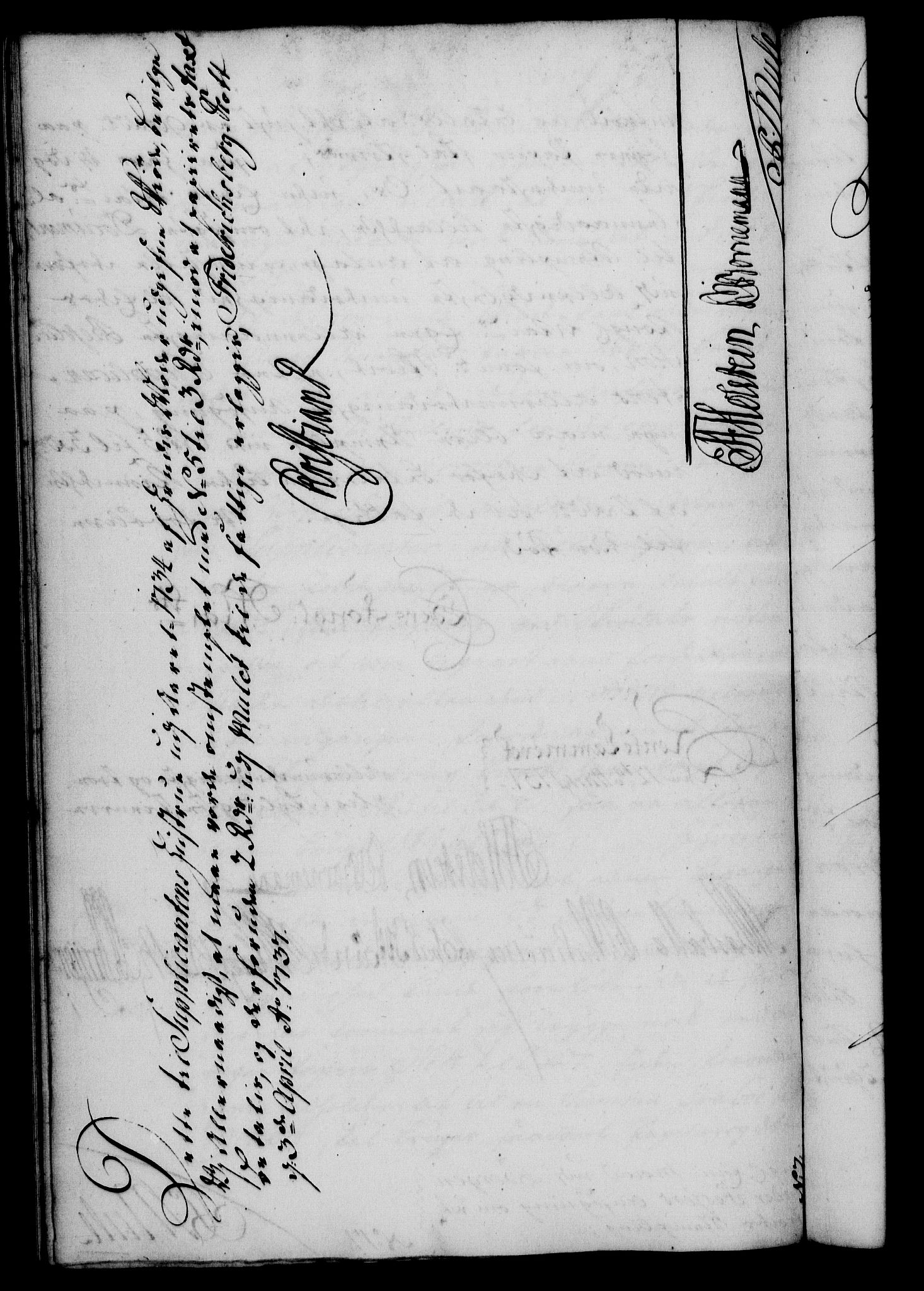 Rentekammeret, Kammerkanselliet, RA/EA-3111/G/Gf/Gfa/L0020: Norsk relasjons- og resolusjonsprotokoll (merket RK 52.20), 1737, p. 286