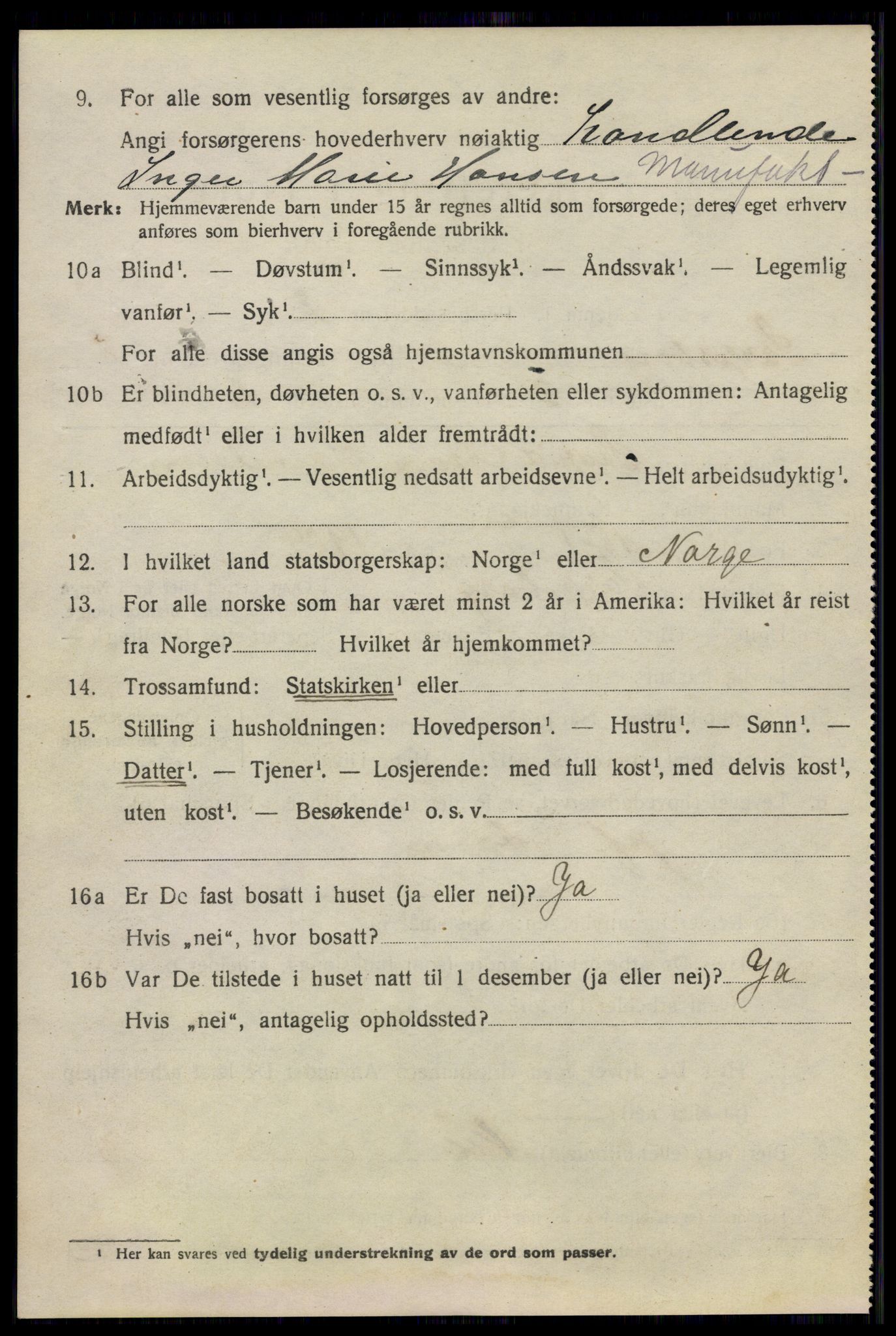 SAO, 1920 census for Sarpsborg, 1920, p. 17445