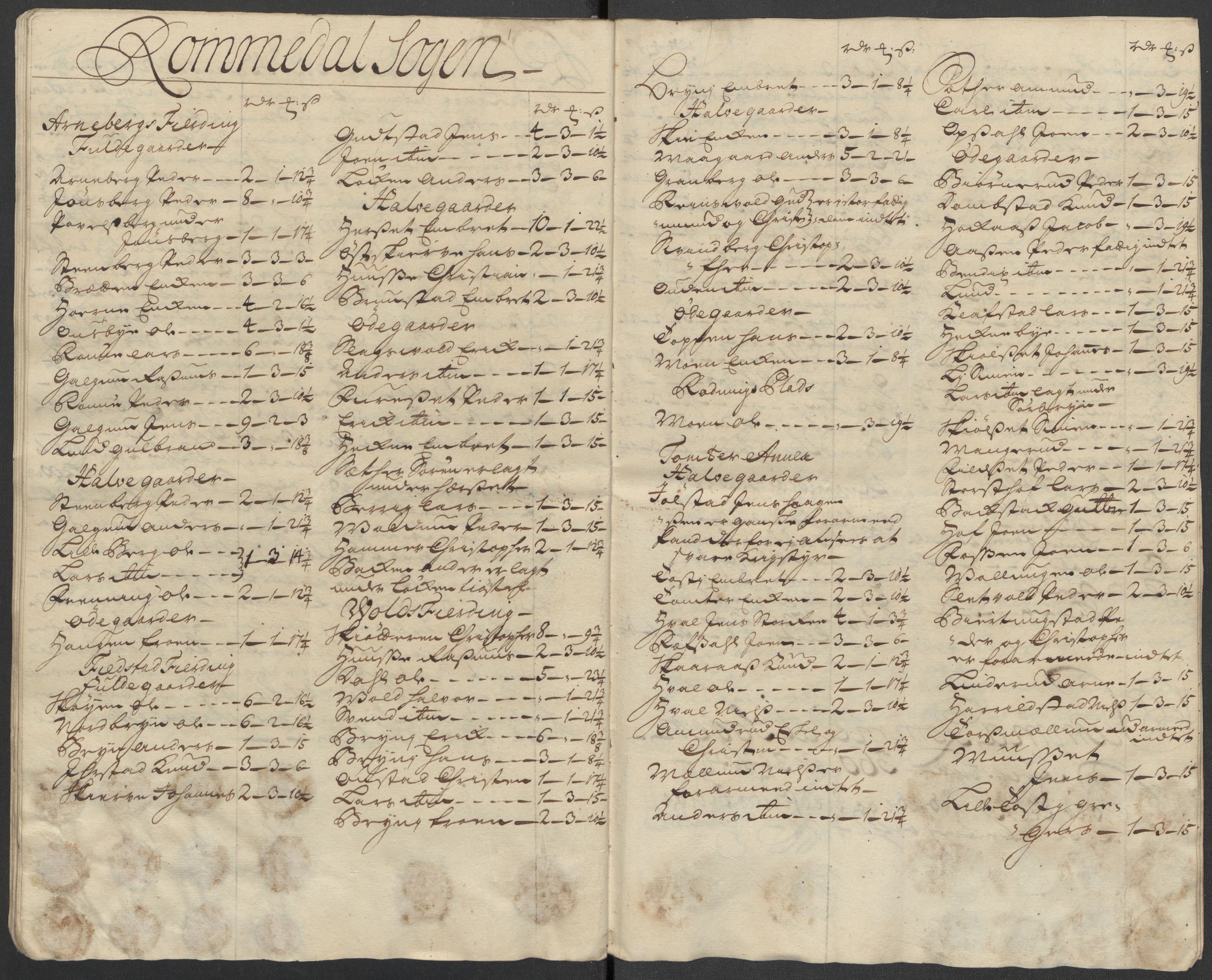 Rentekammeret inntil 1814, Reviderte regnskaper, Fogderegnskap, AV/RA-EA-4092/R16/L1056: Fogderegnskap Hedmark, 1717, p. 175