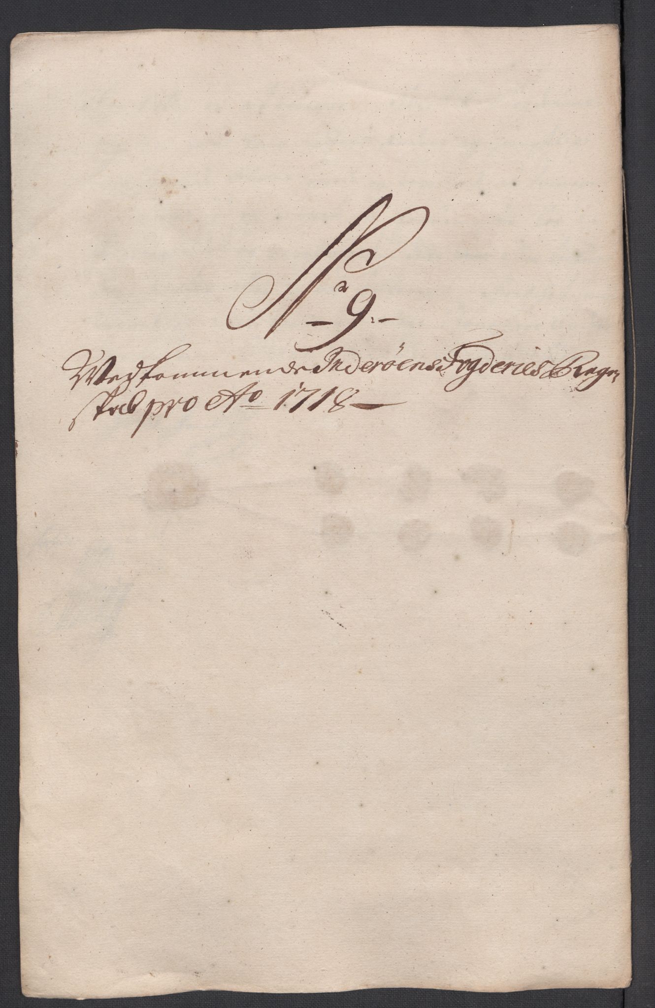 Rentekammeret inntil 1814, Reviderte regnskaper, Fogderegnskap, RA/EA-4092/R63/L4326: Fogderegnskap Inderøy, 1718, p. 146