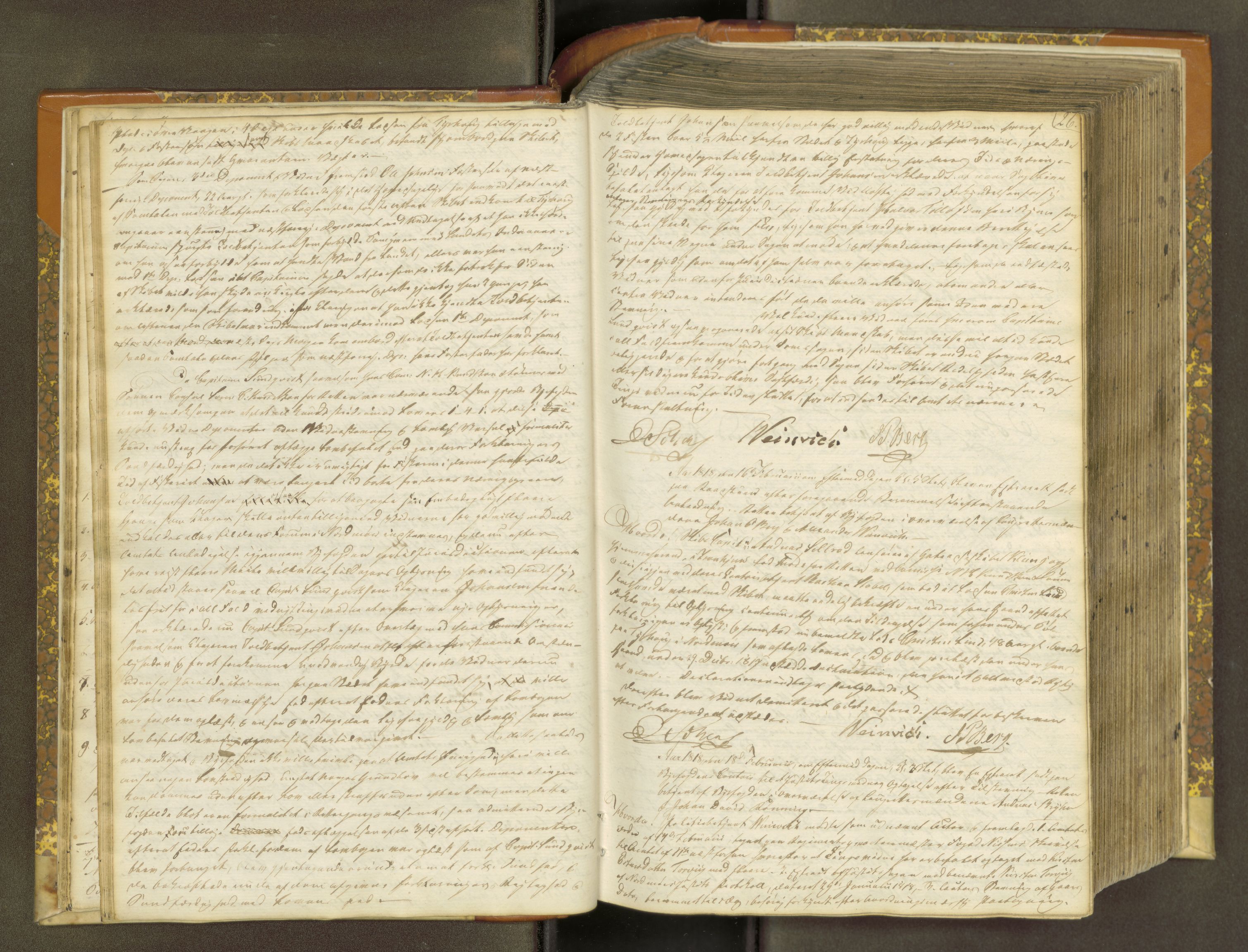 Kristiansund byfogd, AV/SAT-A-4587/A/01/L0008: Justisprotokoll. Aut. 31.12.1817, 1817-1829, p. 25b-26a