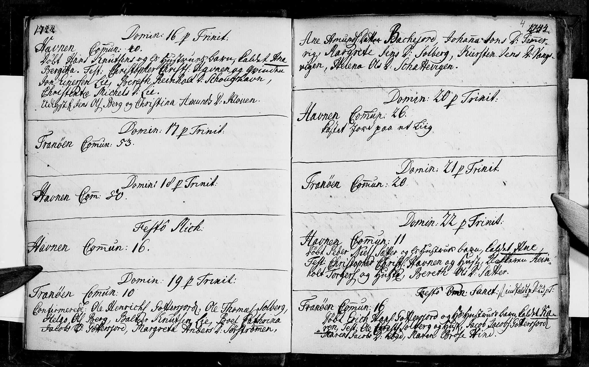 Ibestad sokneprestembete, SATØ/S-0077/H/Ha/Haa/L0001kirke: Parish register (official) no. 1, 1744-1757, p. 4