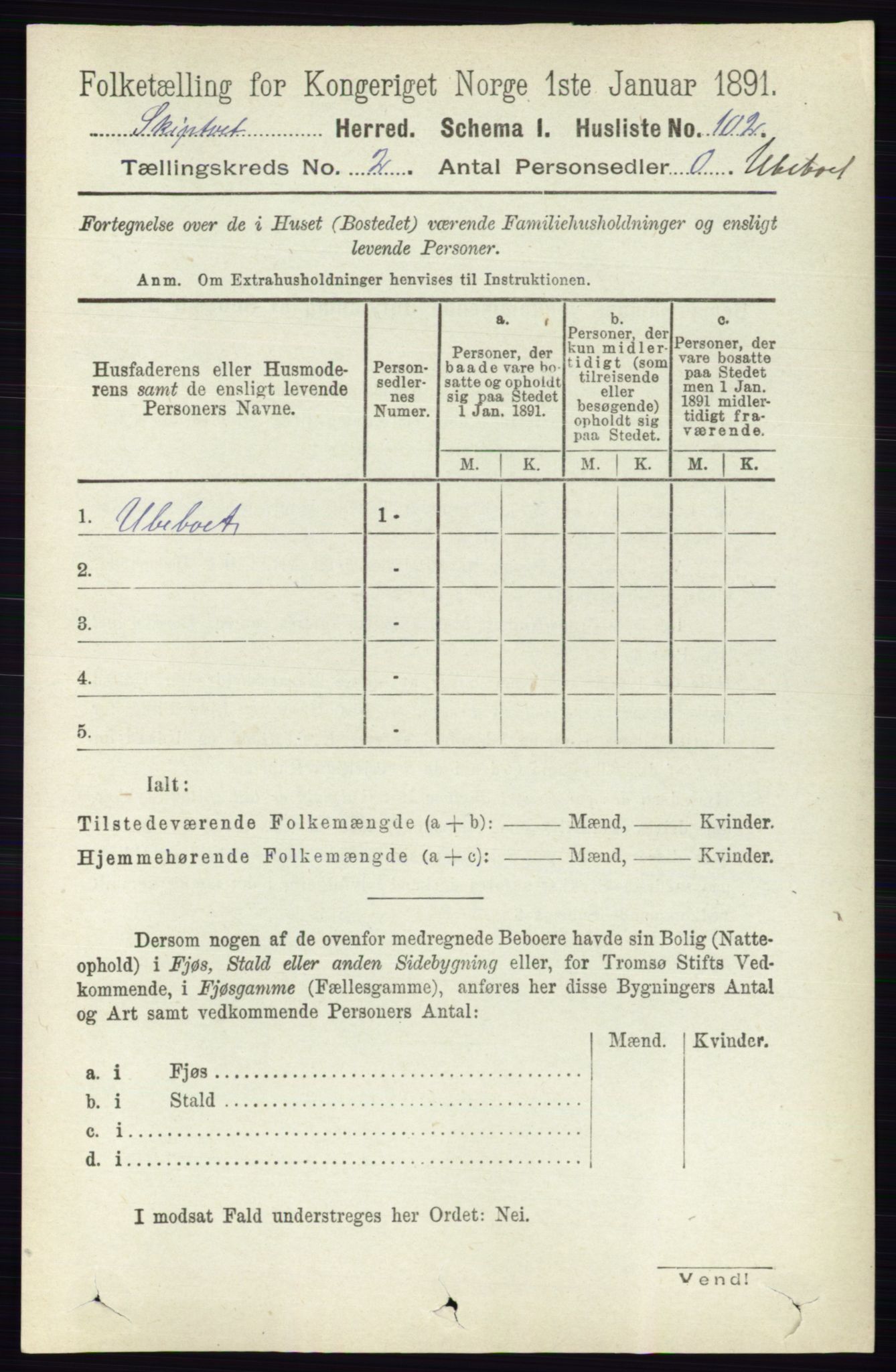 RA, 1891 census for 0127 Skiptvet, 1891, p. 568