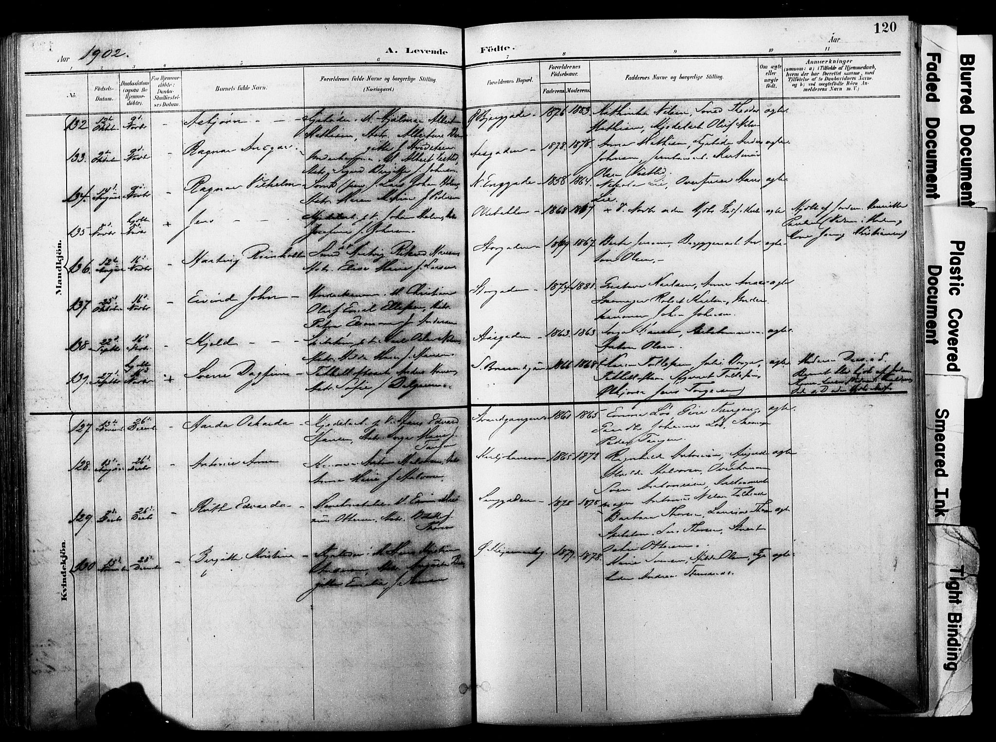 Horten kirkebøker, AV/SAKO-A-348/F/Fa/L0005: Parish register (official) no. 5, 1896-1904, p. 120