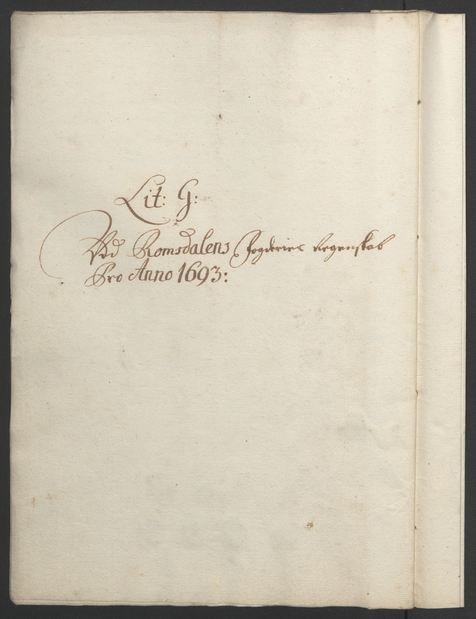 Rentekammeret inntil 1814, Reviderte regnskaper, Fogderegnskap, AV/RA-EA-4092/R55/L3651: Fogderegnskap Romsdal, 1693-1694, p. 92