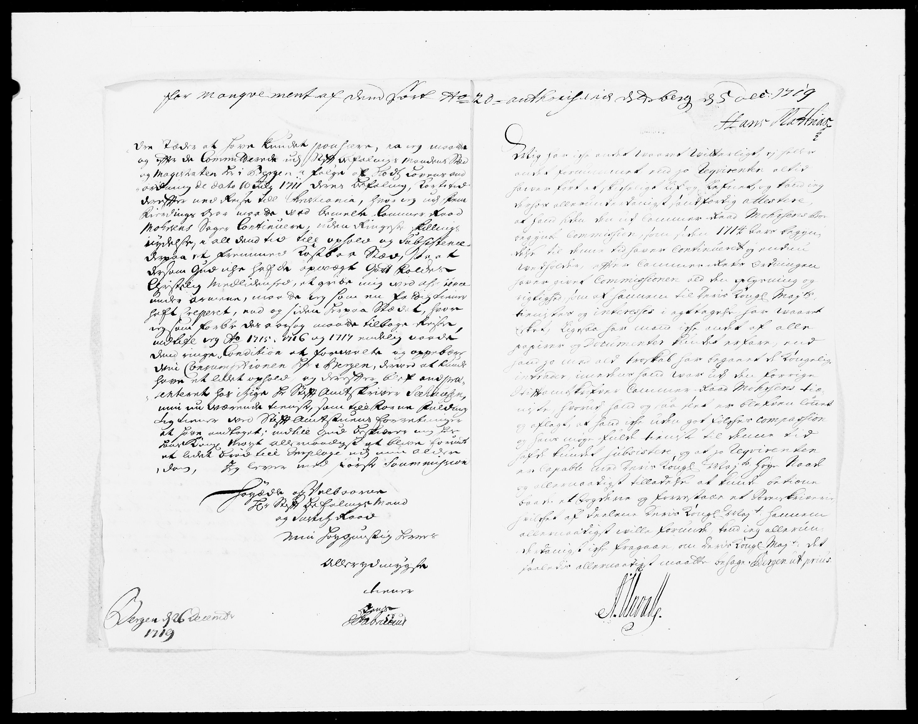 Danske Kanselli 1572-1799, AV/RA-EA-3023/F/Fc/Fcc/Fcca/L0086: Norske innlegg 1572-1799, 1720, p. 67