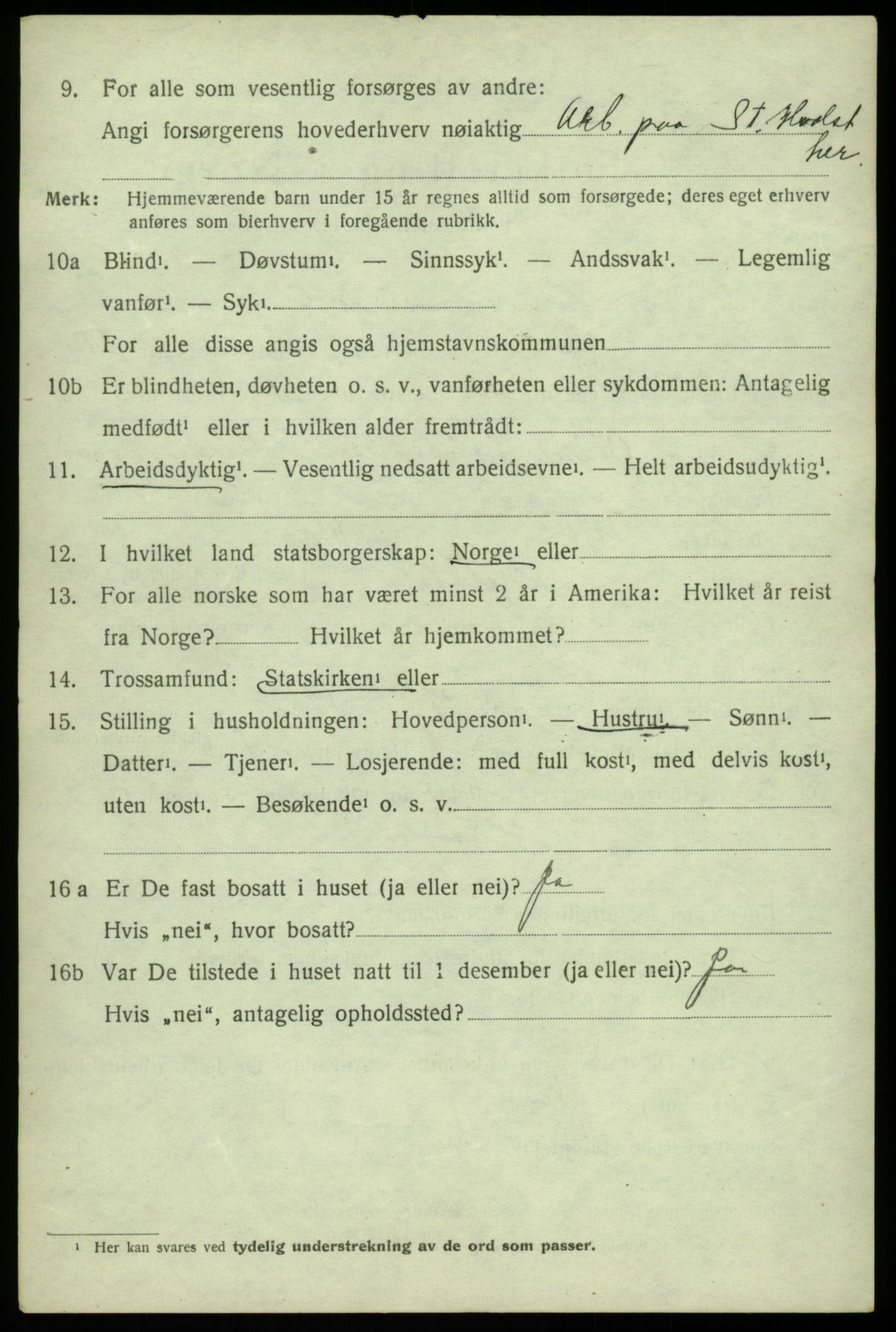 SAB, 1920 census for Herdla, 1920, p. 8332