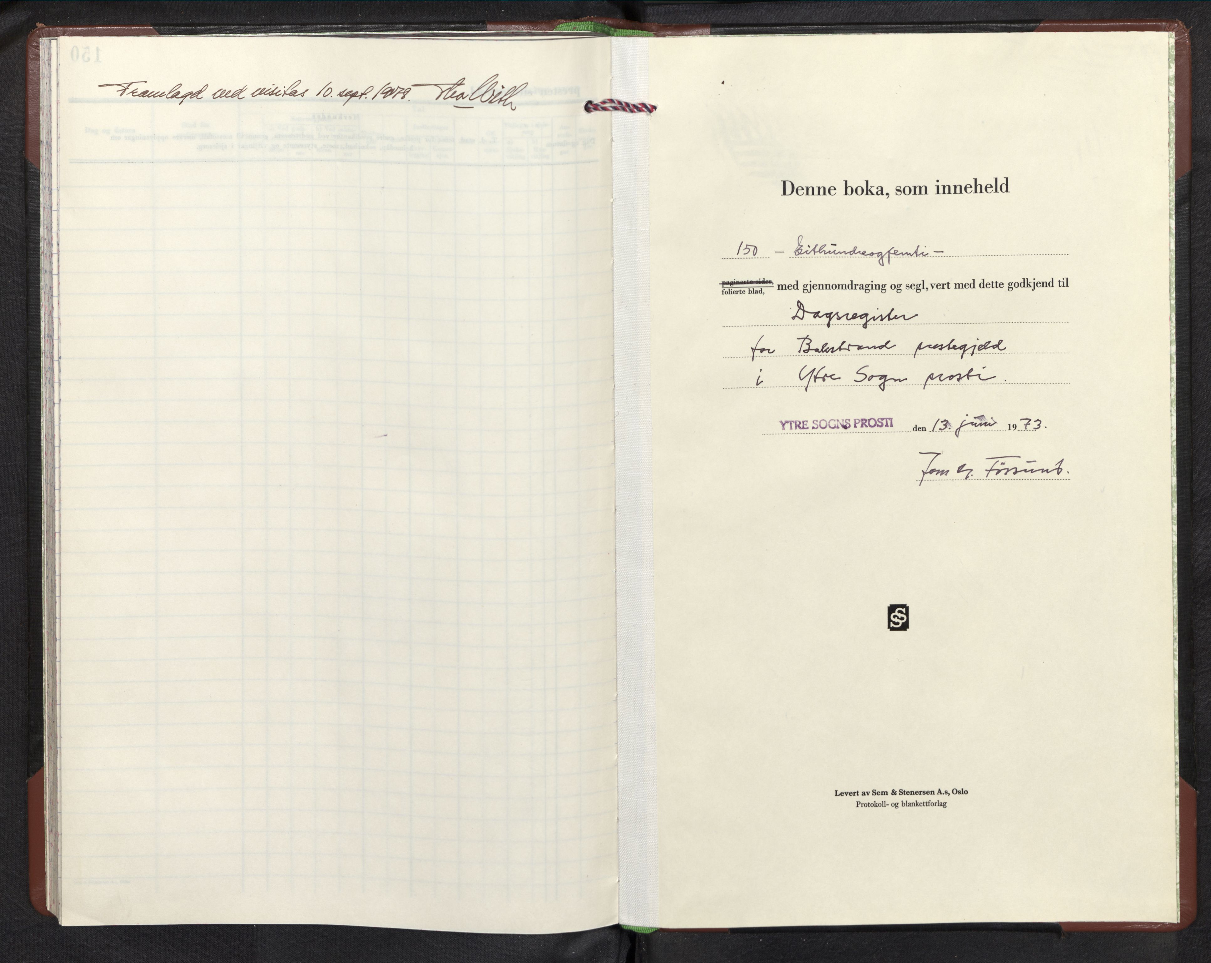 Balestrand sokneprestembete, SAB/A-79601/H/Haa/Haaf/L0005: Diary records no. F 5, 1974-1987, p. 125b-126a