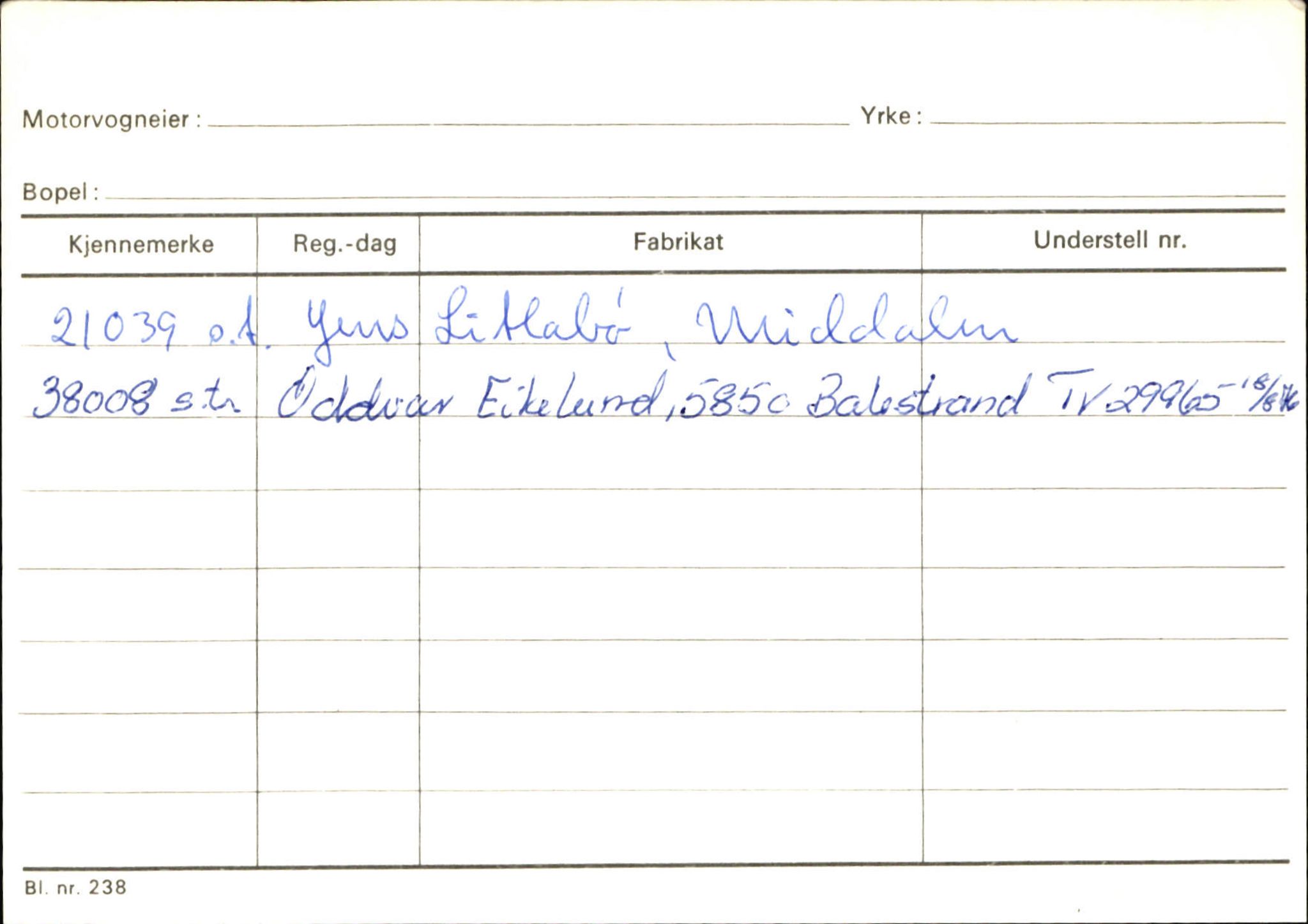 Statens vegvesen, Sogn og Fjordane vegkontor, AV/SAB-A-5301/4/F/L0132: Eigarregister Askvoll A-Å. Balestrand A-Å, 1945-1975, p. 2043