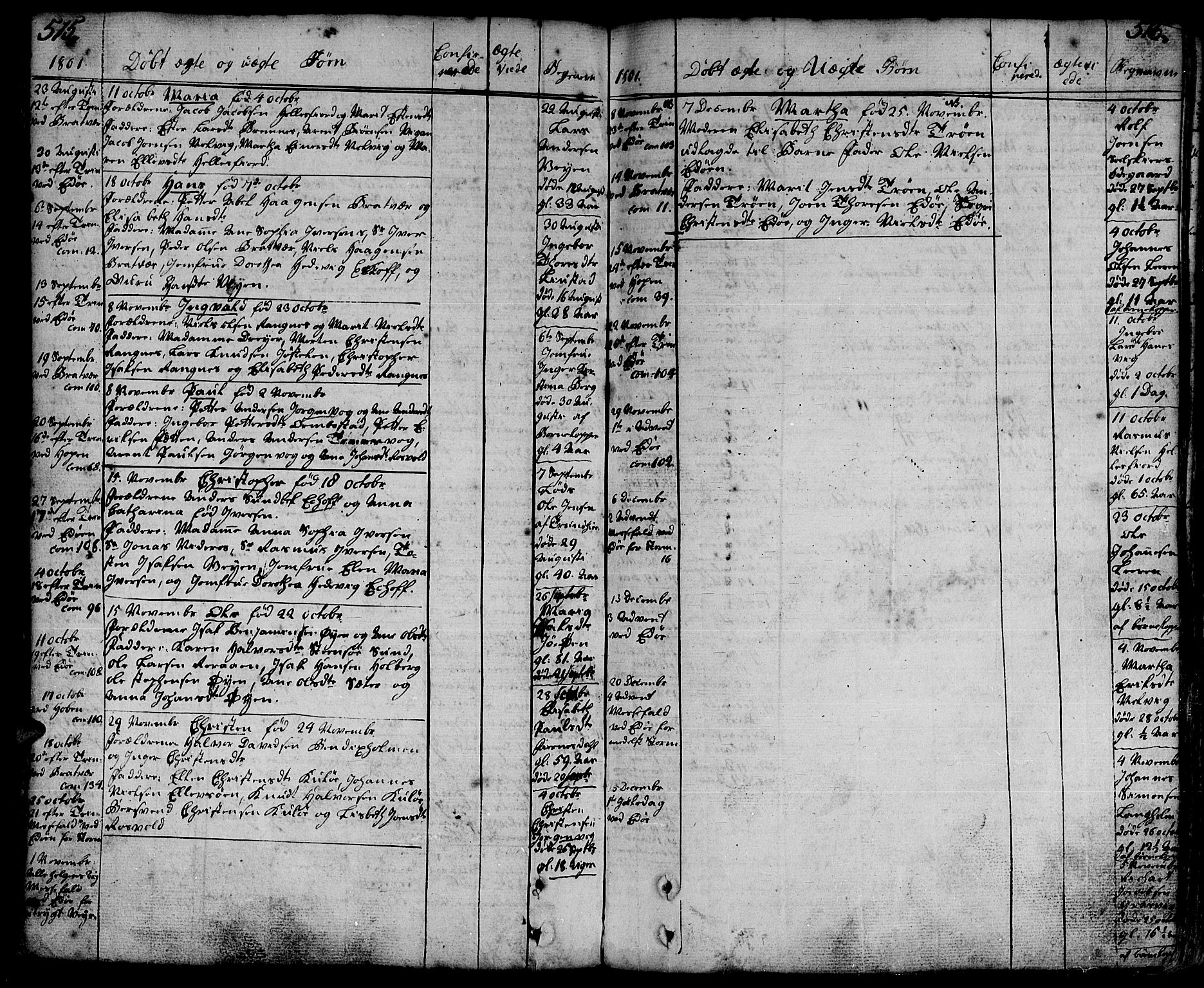 Ministerialprotokoller, klokkerbøker og fødselsregistre - Møre og Romsdal, SAT/A-1454/581/L0932: Parish register (official) no. 581A02, 1767-1823, p. 515-516