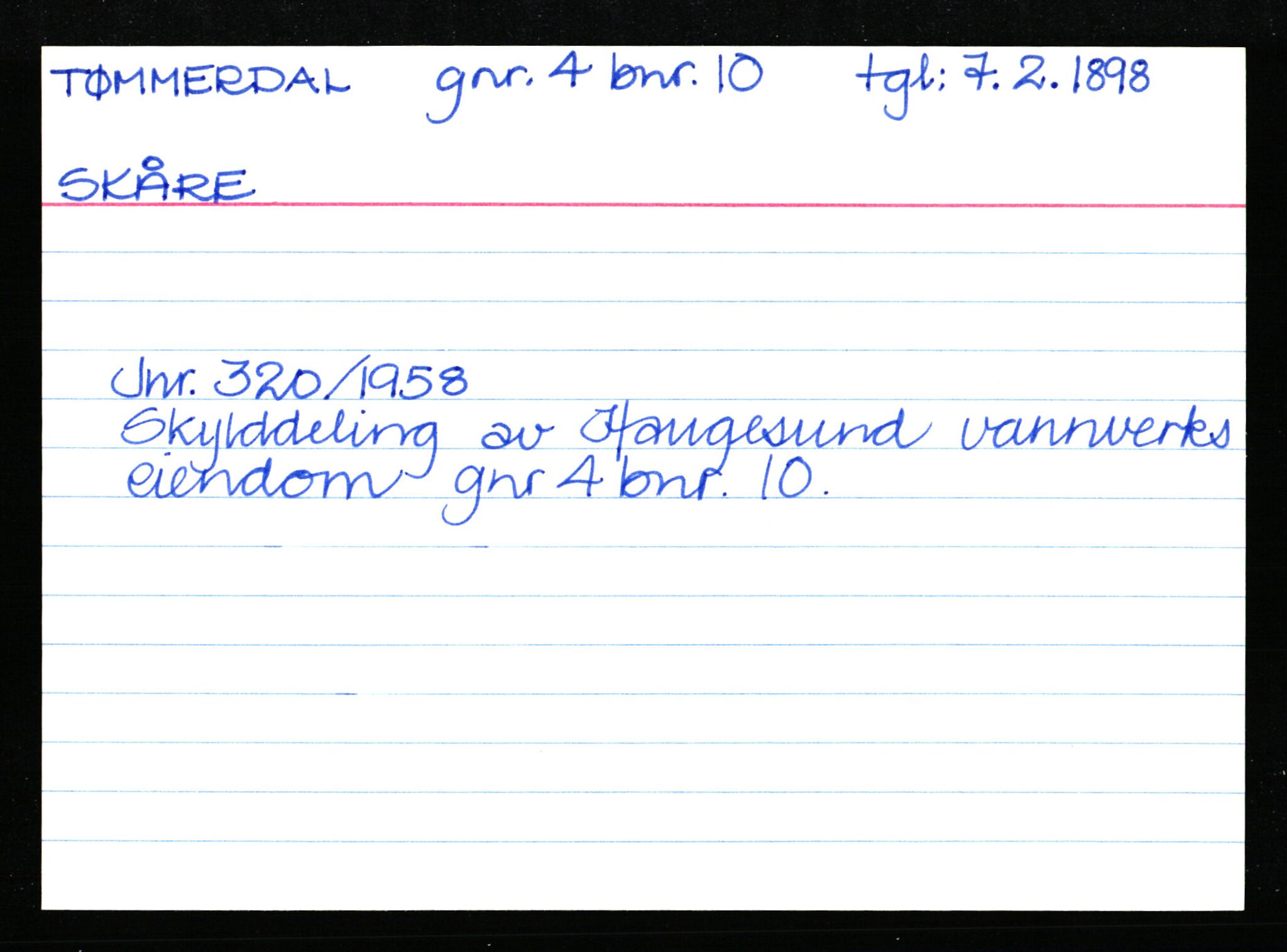 Statsarkivet i Stavanger, AV/SAST-A-101971/03/Y/Yk/L0043: Registerkort sortert etter gårdsnavn: Tysvær - Vanvik indre, 1750-1930, p. 37