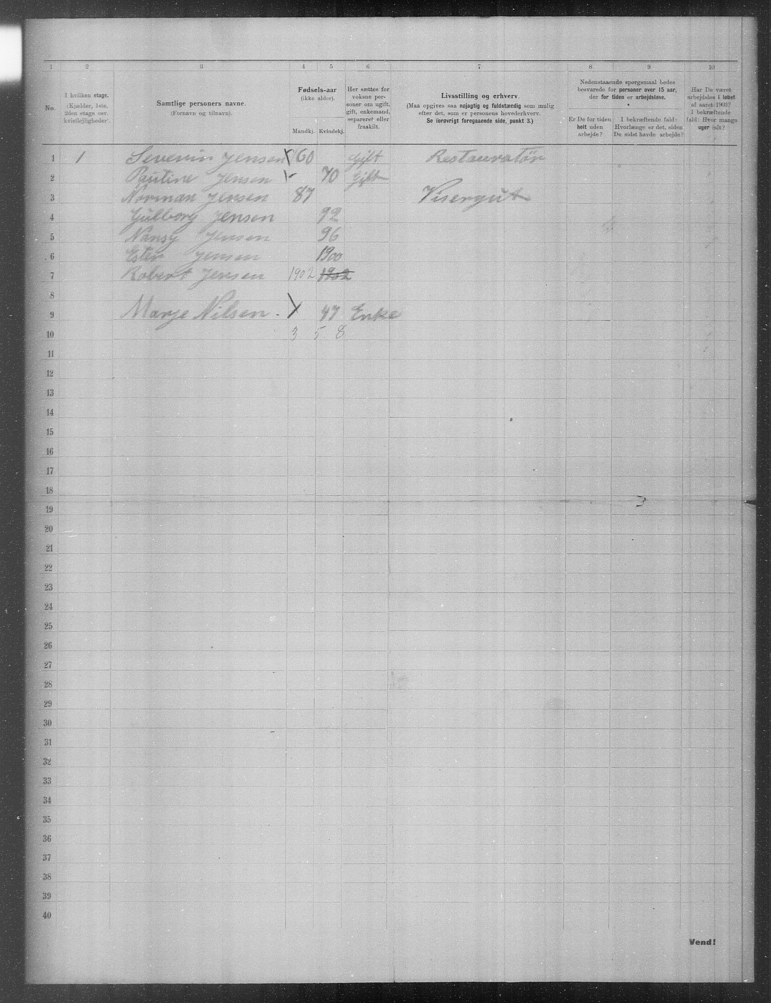 OBA, Municipal Census 1903 for Kristiania, 1903, p. 18106