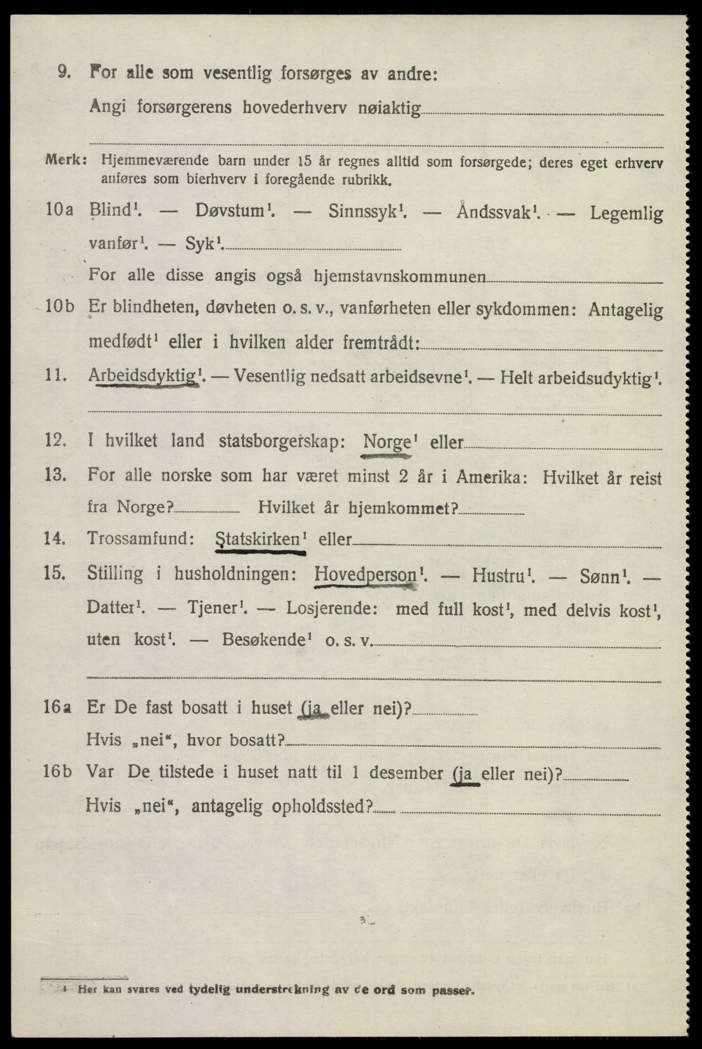 SAKO, 1920 census for Sandeherred, 1920, p. 20185
