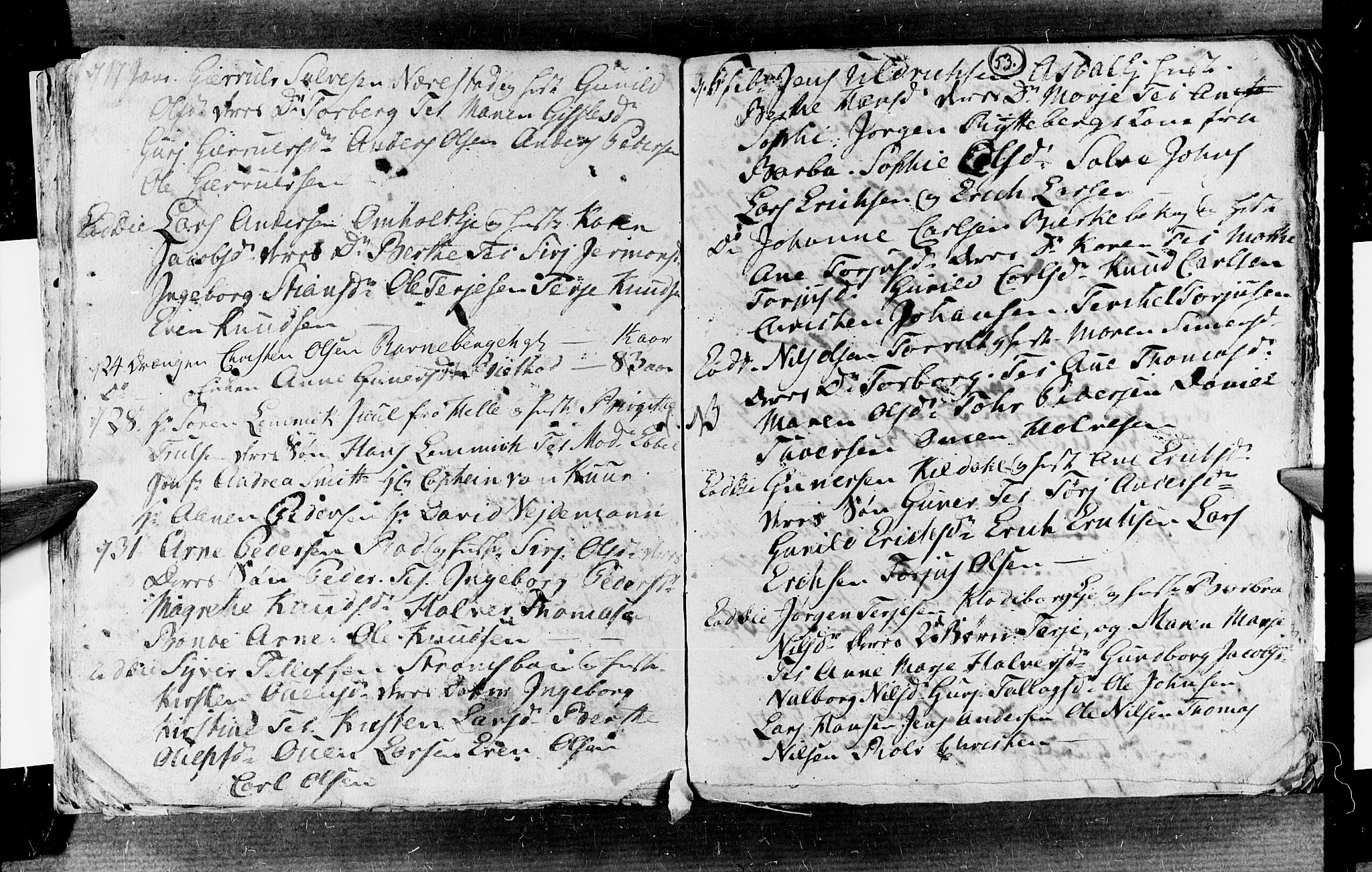Øyestad sokneprestkontor, SAK/1111-0049/F/Fb/L0002: Parish register (copy) no. B 2, 1795-1807, p. 53