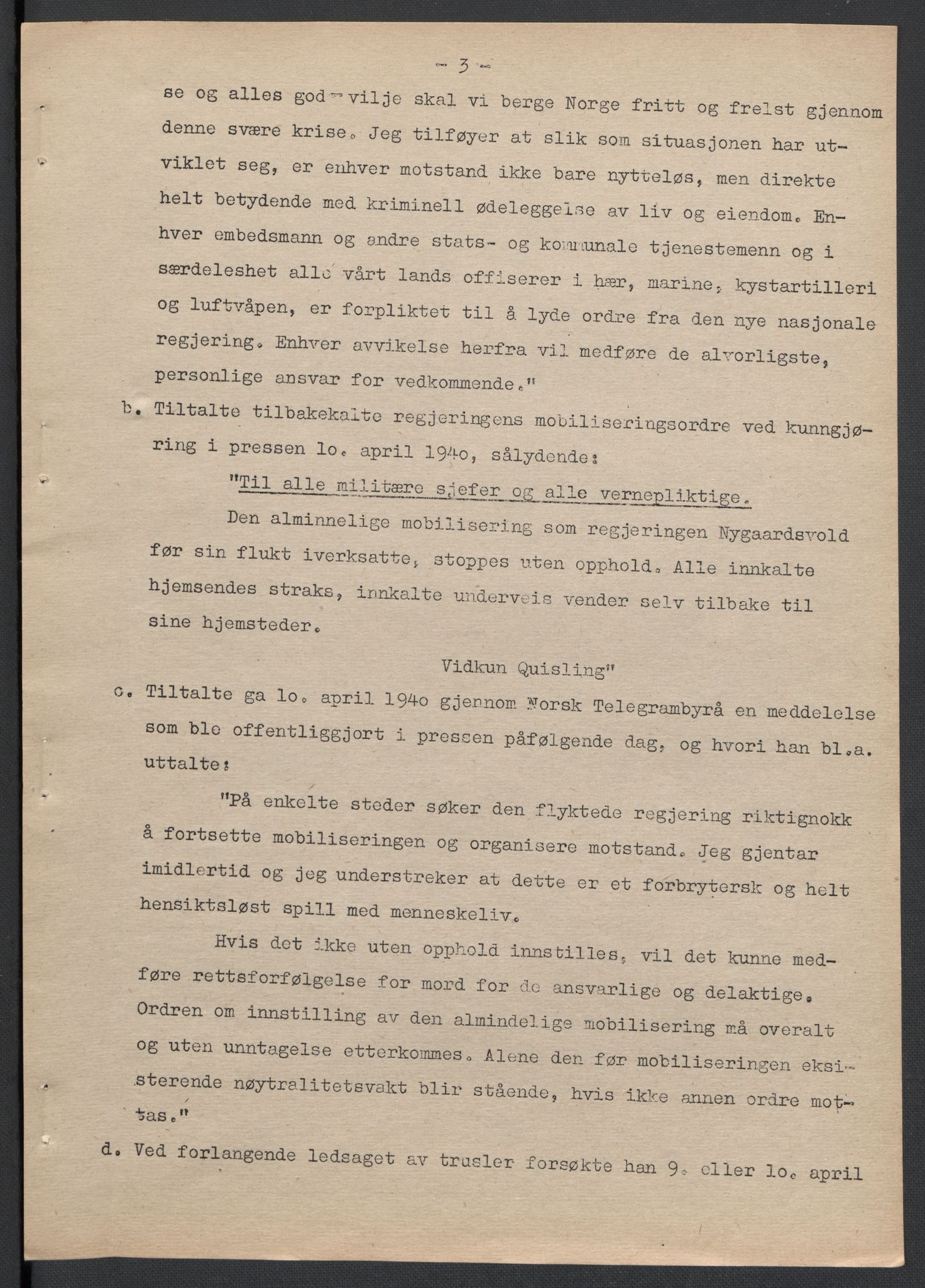 Landssvikarkivet, Oslo politikammer, AV/RA-S-3138-01/D/Da/L0003: Dnr. 29, 1945, p. 3426