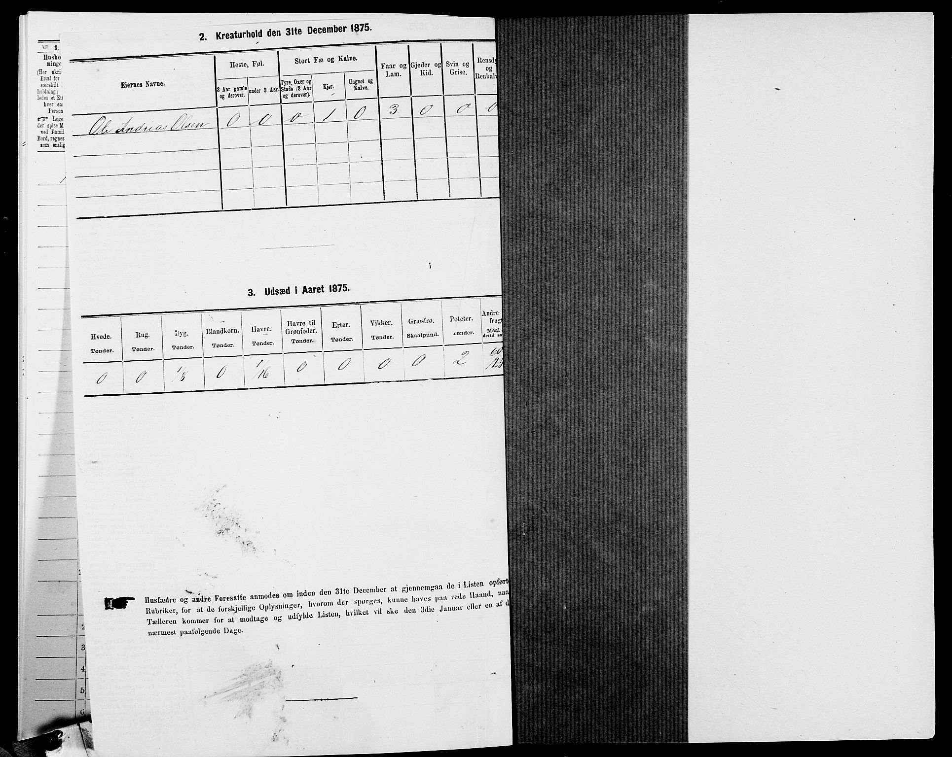 SAK, 1875 census for 1041L Vanse/Vanse og Farsund, 1875, p. 298