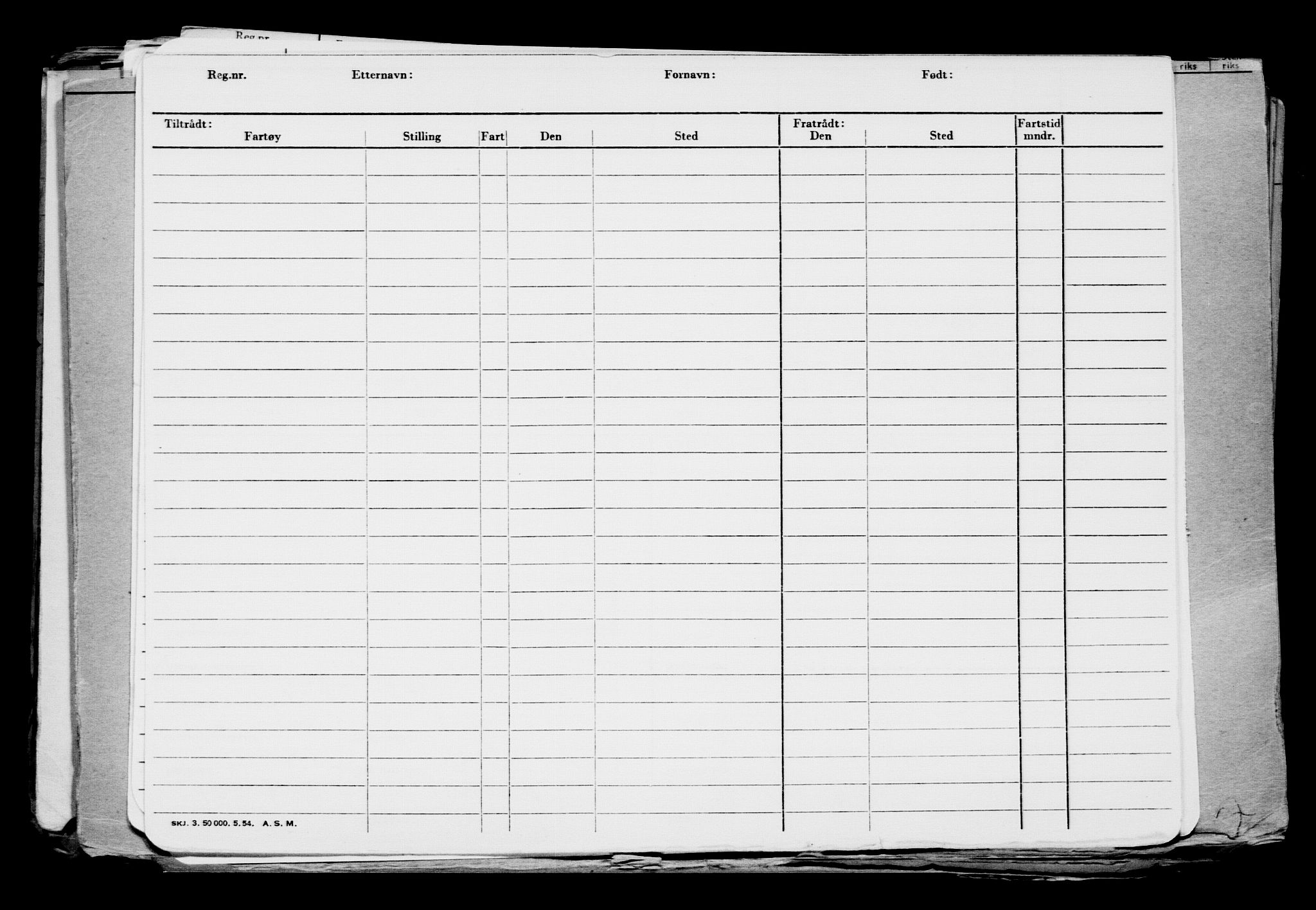 Direktoratet for sjømenn, AV/RA-S-3545/G/Gb/L0099: Hovedkort, 1911, p. 741