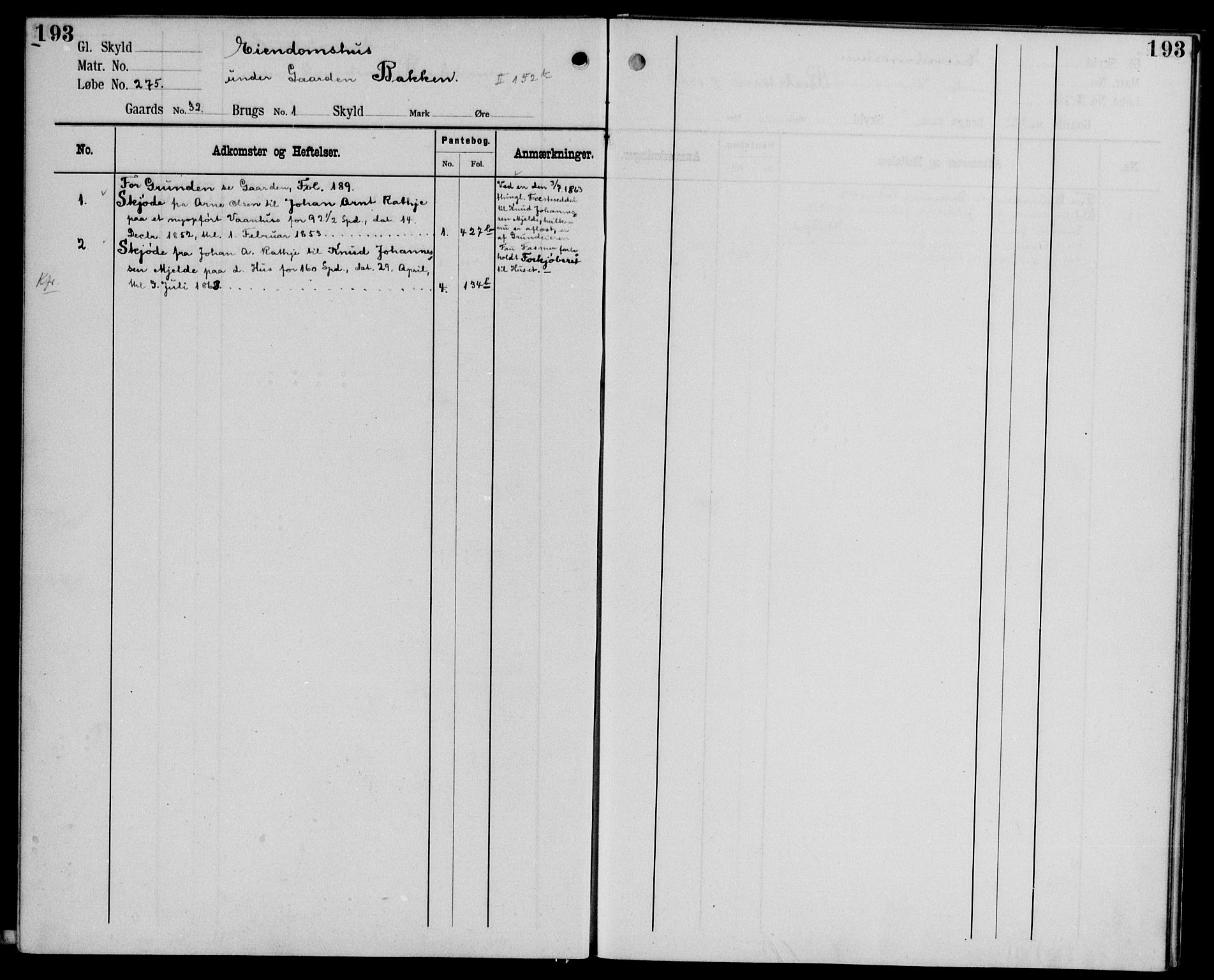 Midhordland sorenskriveri, AV/SAB-A-3001/1/G/Ga/Gab/L0106: Mortgage register no. II.A.b.106, p. 193