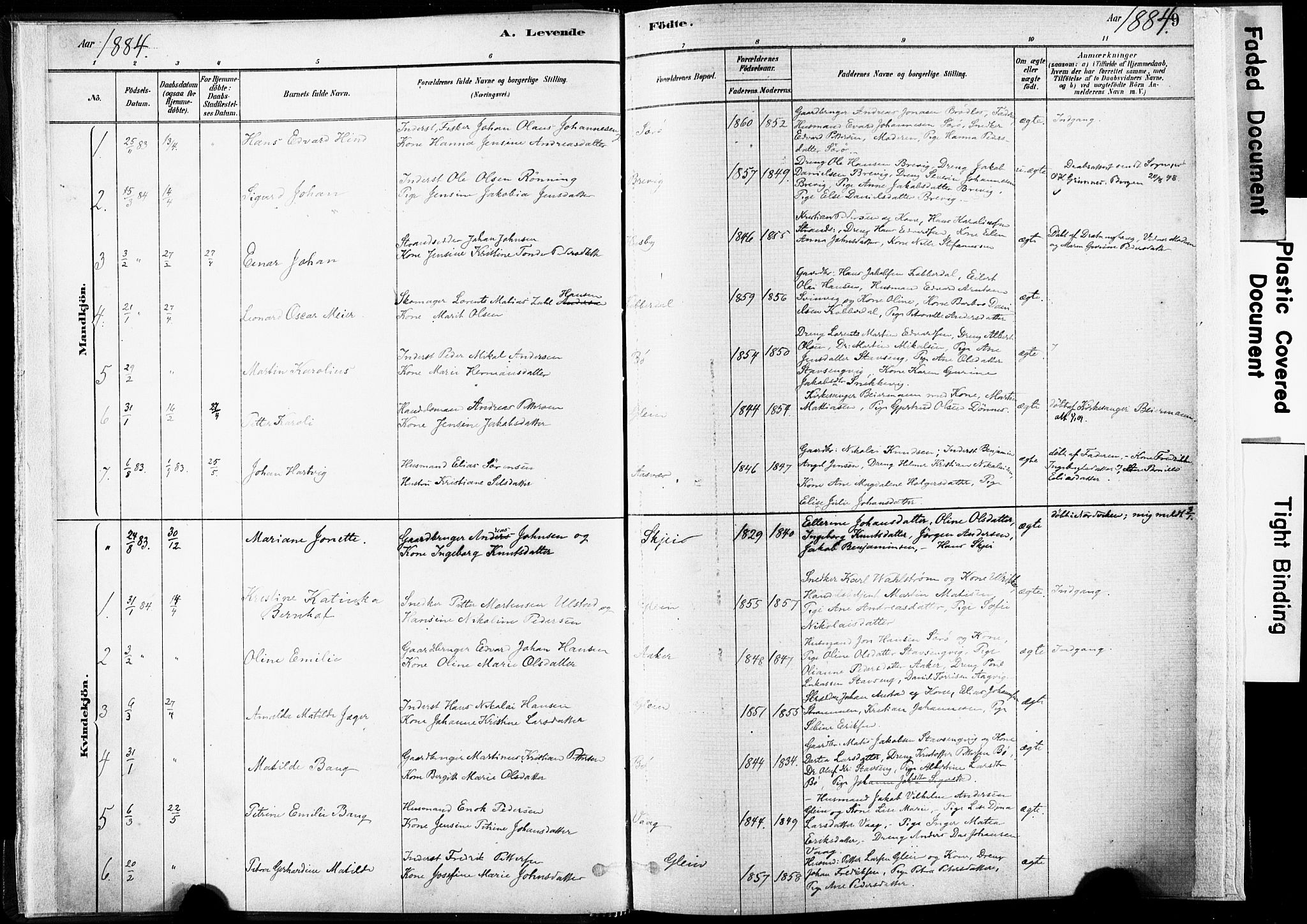 Ministerialprotokoller, klokkerbøker og fødselsregistre - Nordland, SAT/A-1459/835/L0525: Parish register (official) no. 835A03I, 1881-1910, p. 9