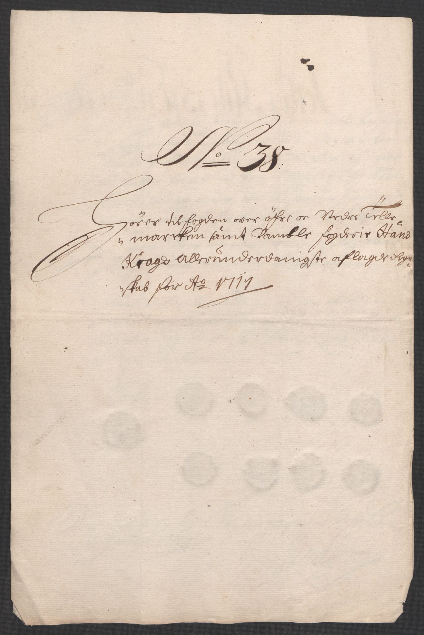 Rentekammeret inntil 1814, Reviderte regnskaper, Fogderegnskap, AV/RA-EA-4092/R36/L2120: Fogderegnskap Øvre og Nedre Telemark og Bamble, 1711, p. 330