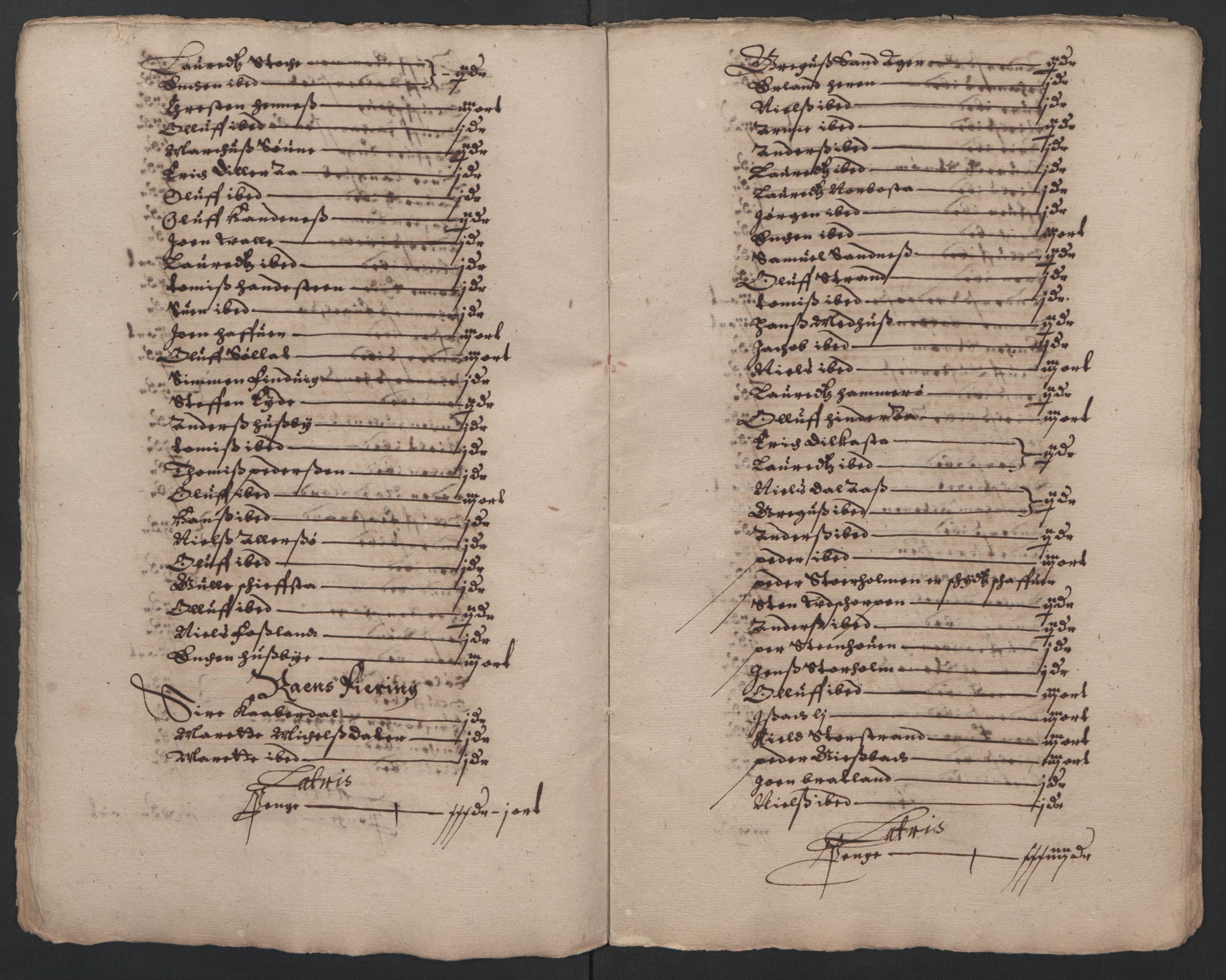 Rentekammeret inntil 1814, Reviderte regnskaper, Lensregnskaper, RA/EA-5023/R/Rb/Rbz/L0032: Nordlandenes len, 1640-1644