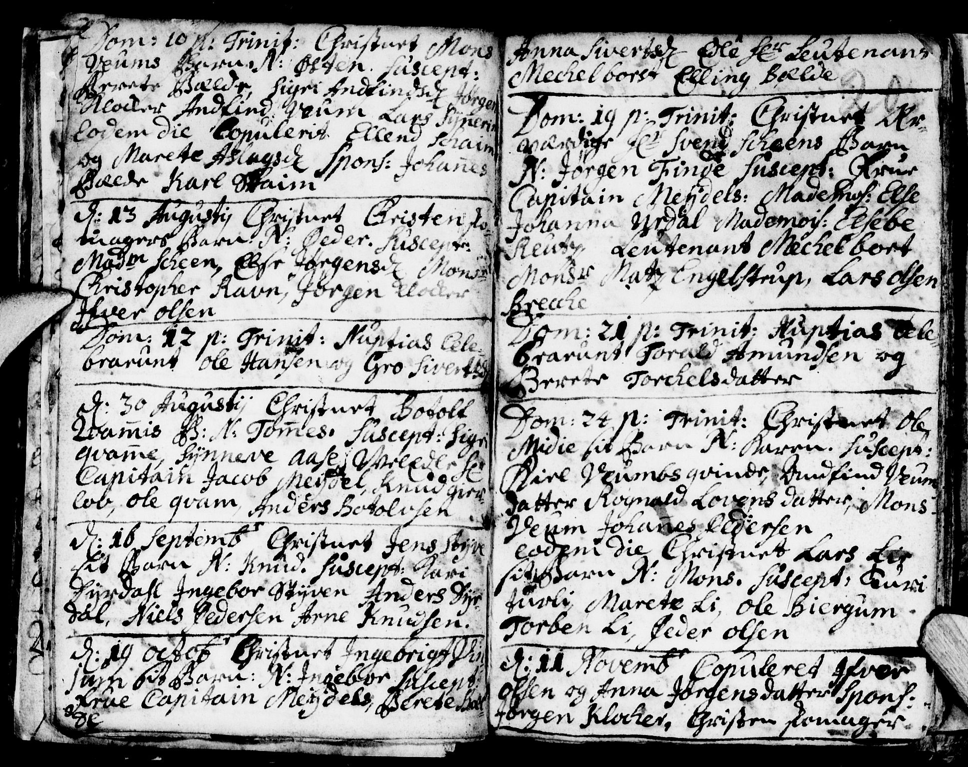 Aurland sokneprestembete, SAB/A-99937/H/Ha/Haa/L0001: Parish register (official) no. A 1, 1716-1734, p. 20