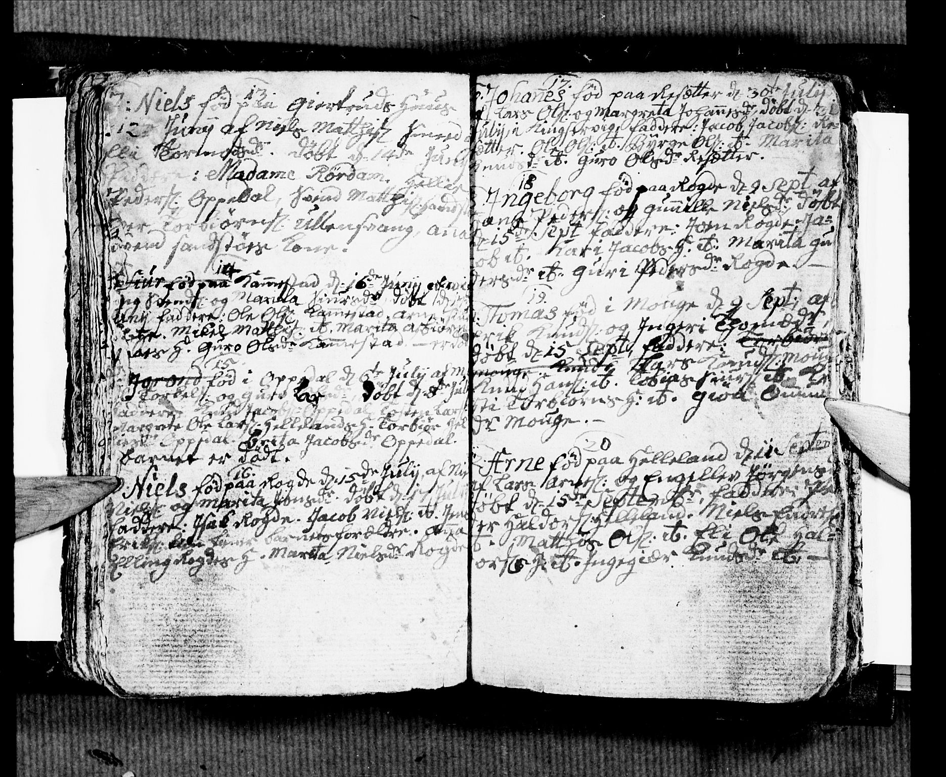 Ullensvang sokneprestembete, AV/SAB-A-78701/H/Hab: Parish register (copy) no. B 5, 1778-1784