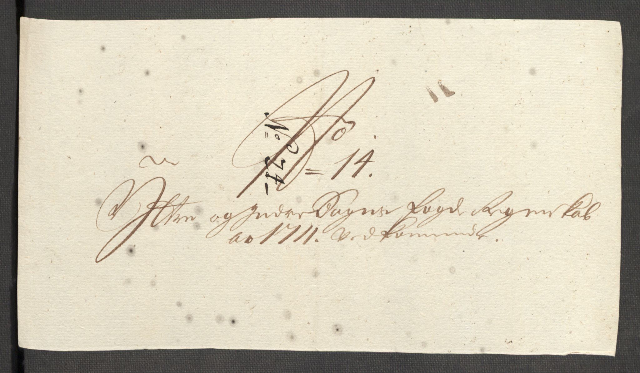 Rentekammeret inntil 1814, Reviderte regnskaper, Fogderegnskap, AV/RA-EA-4092/R52/L3317: Fogderegnskap Sogn, 1711, p. 161