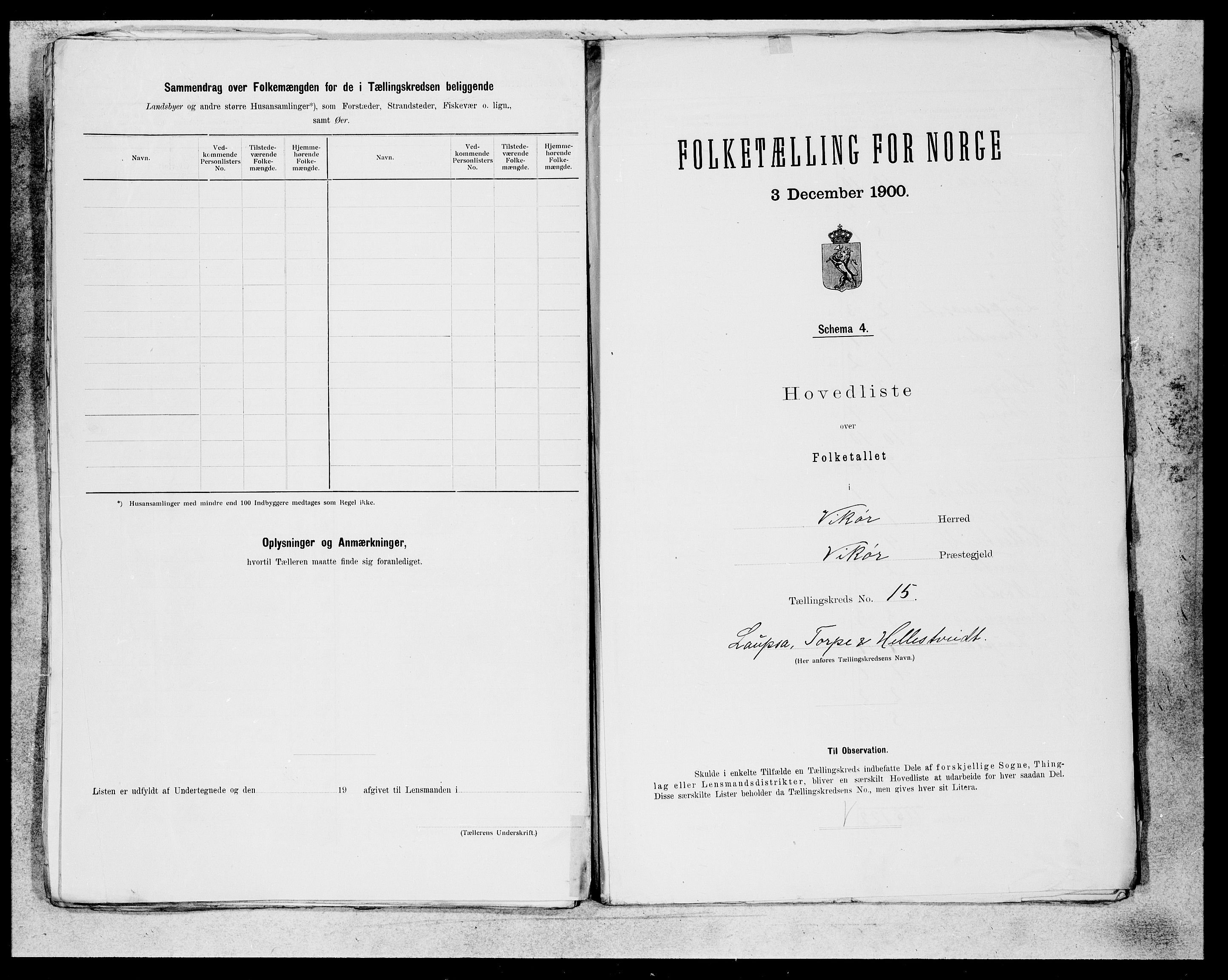 SAB, 1900 census for Kvam, 1900, p. 29