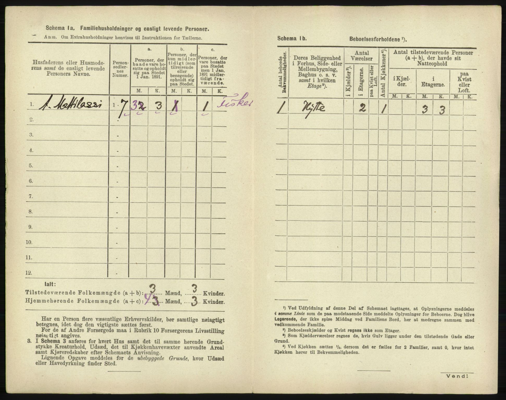 RA, 1891 census for 2001 Hammerfest, 1891, p. 23