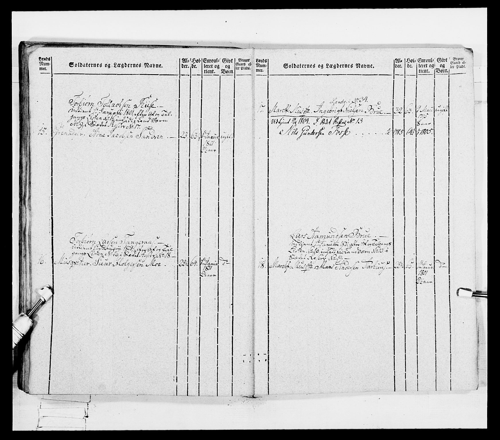 Generalitets- og kommissariatskollegiet, Det kongelige norske kommissariatskollegium, AV/RA-EA-5420/E/Eh/L0096: Bergenhusiske nasjonale infanteriregiment, 1791-1803, p. 393