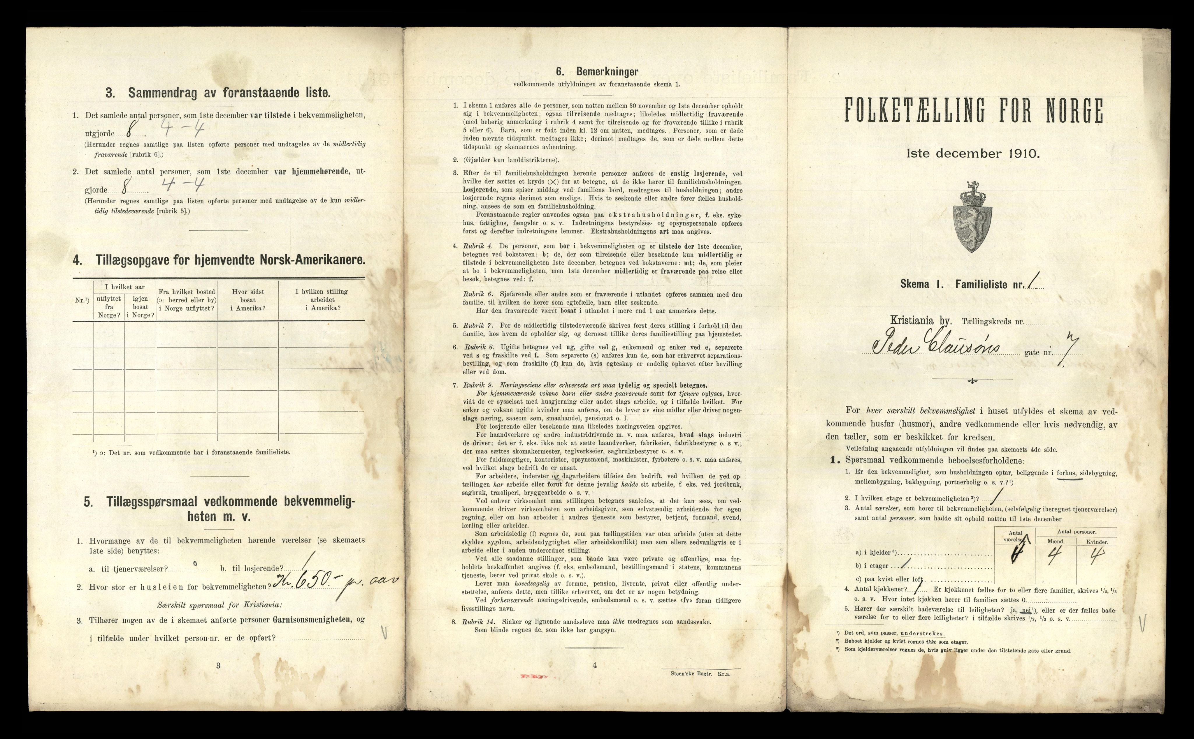 RA, 1910 census for Kristiania, 1910, p. 76501