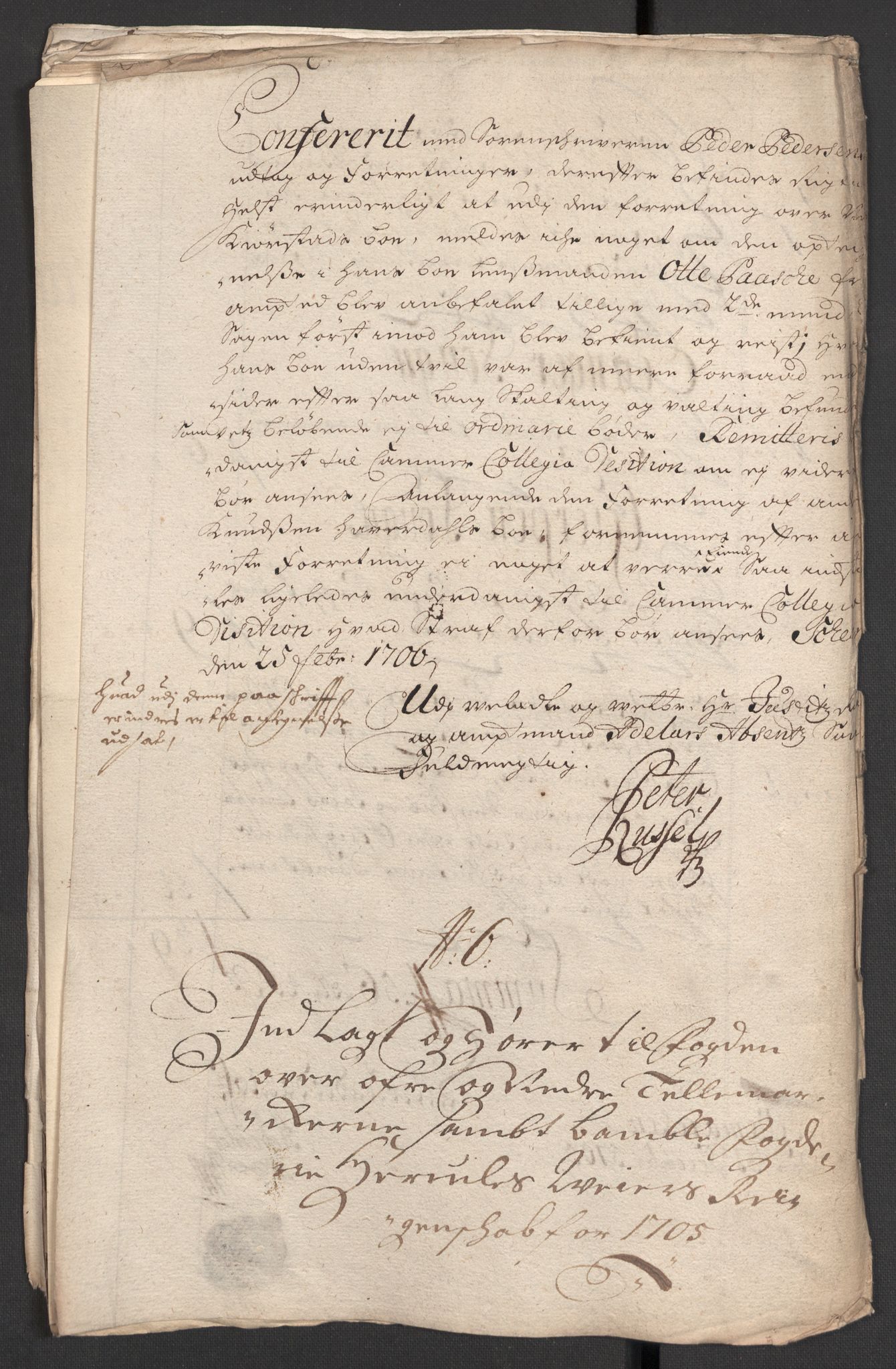 Rentekammeret inntil 1814, Reviderte regnskaper, Fogderegnskap, AV/RA-EA-4092/R36/L2114: Fogderegnskap Øvre og Nedre Telemark og Bamble, 1705, p. 24