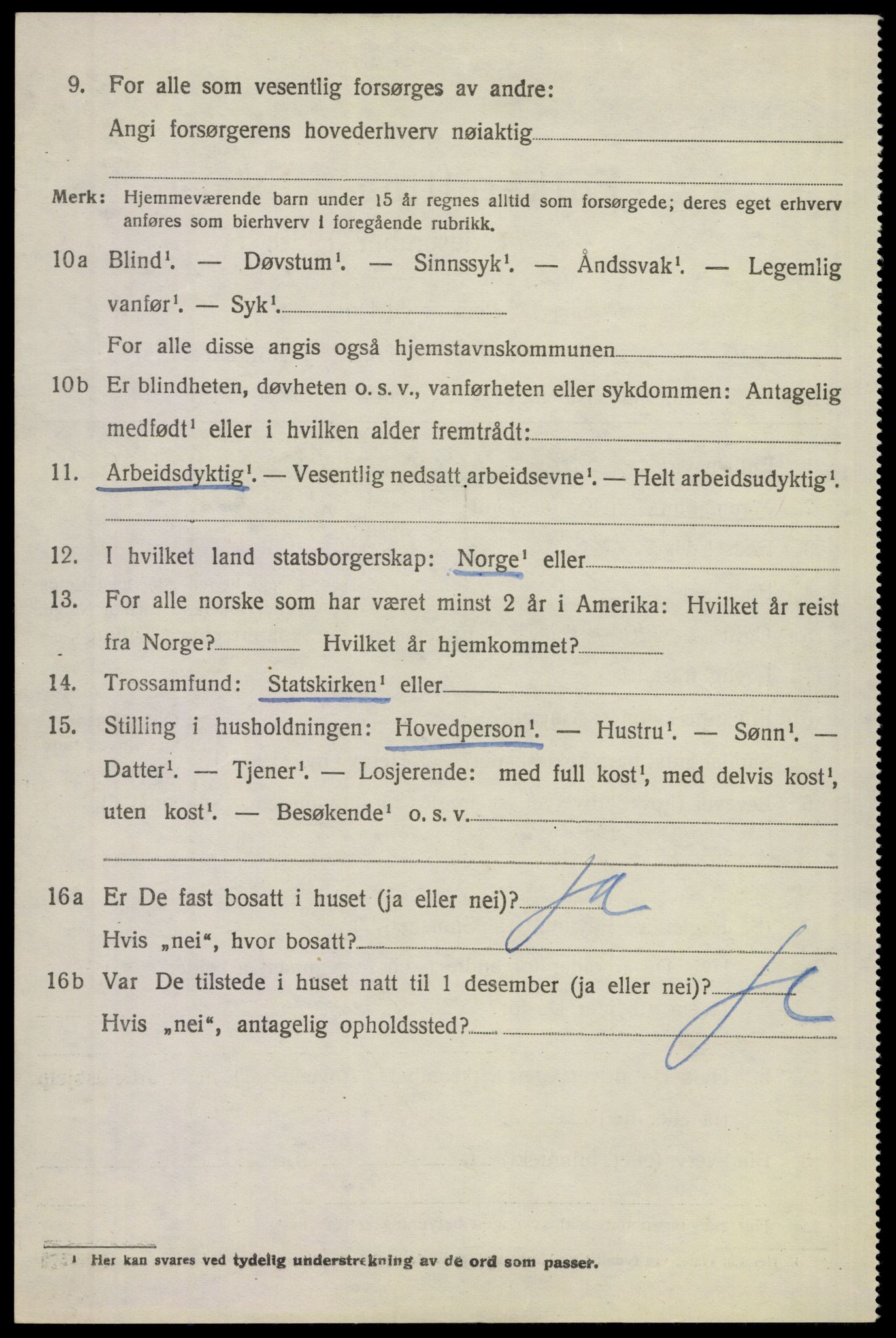 SAKO, 1920 census for Tinn, 1920, p. 4455