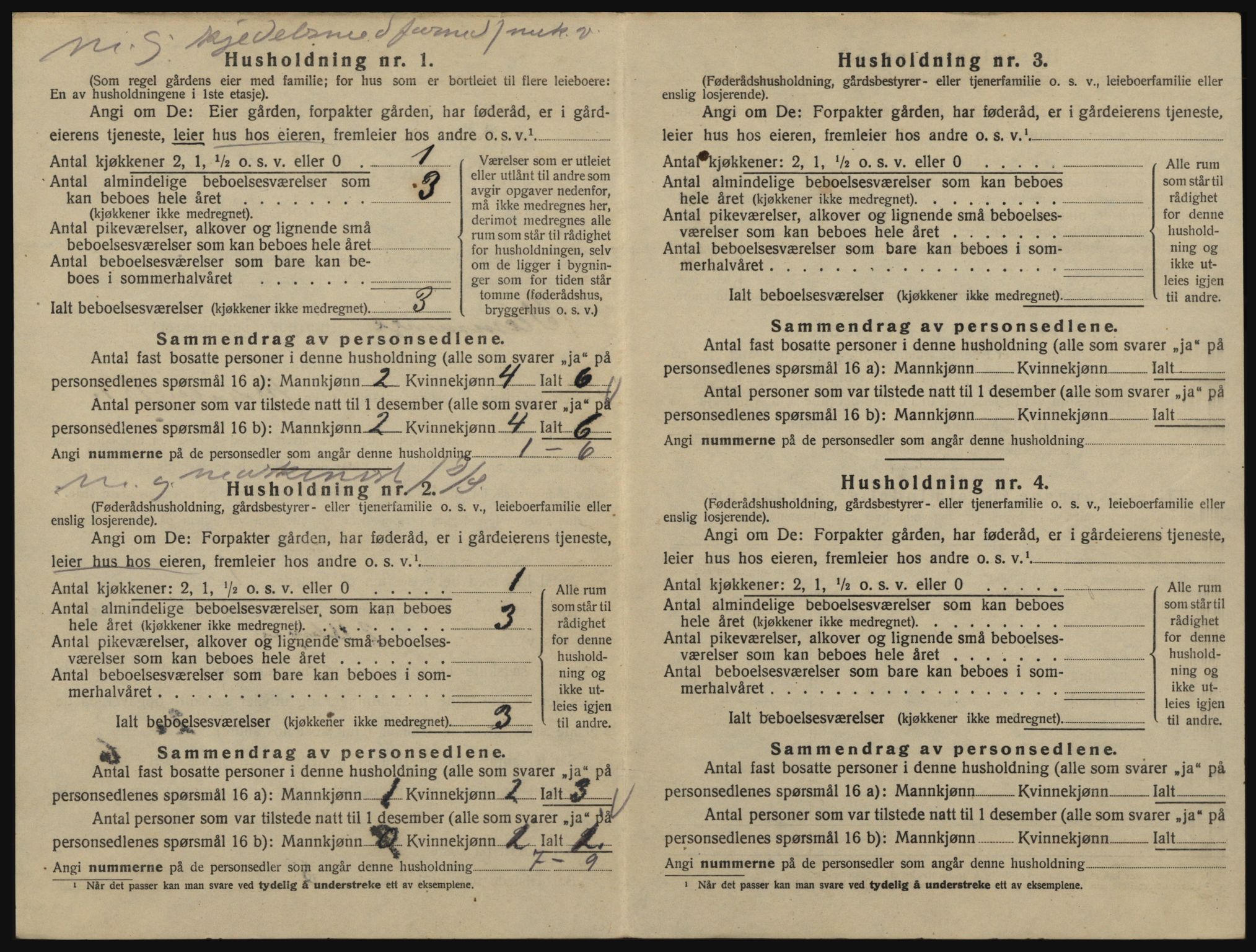 SAO, 1920 census for Glemmen, 1920, p. 2408