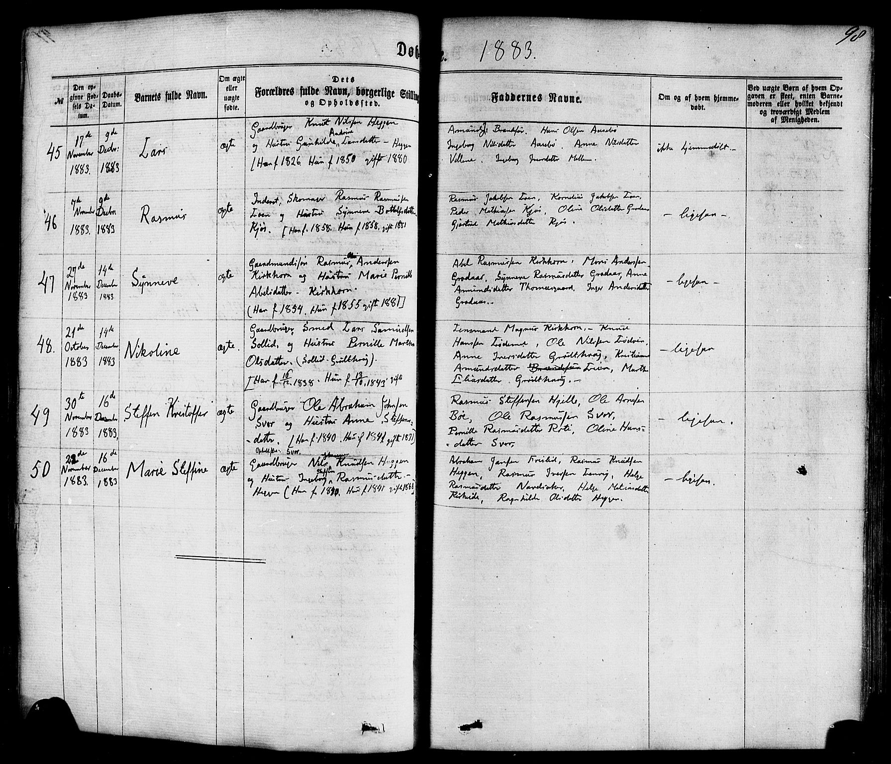 Hornindal sokneprestembete, AV/SAB-A-82401/H/Haa/Haaa/L0002: Parish register (official) no. A 2, 1867-1884, p. 98