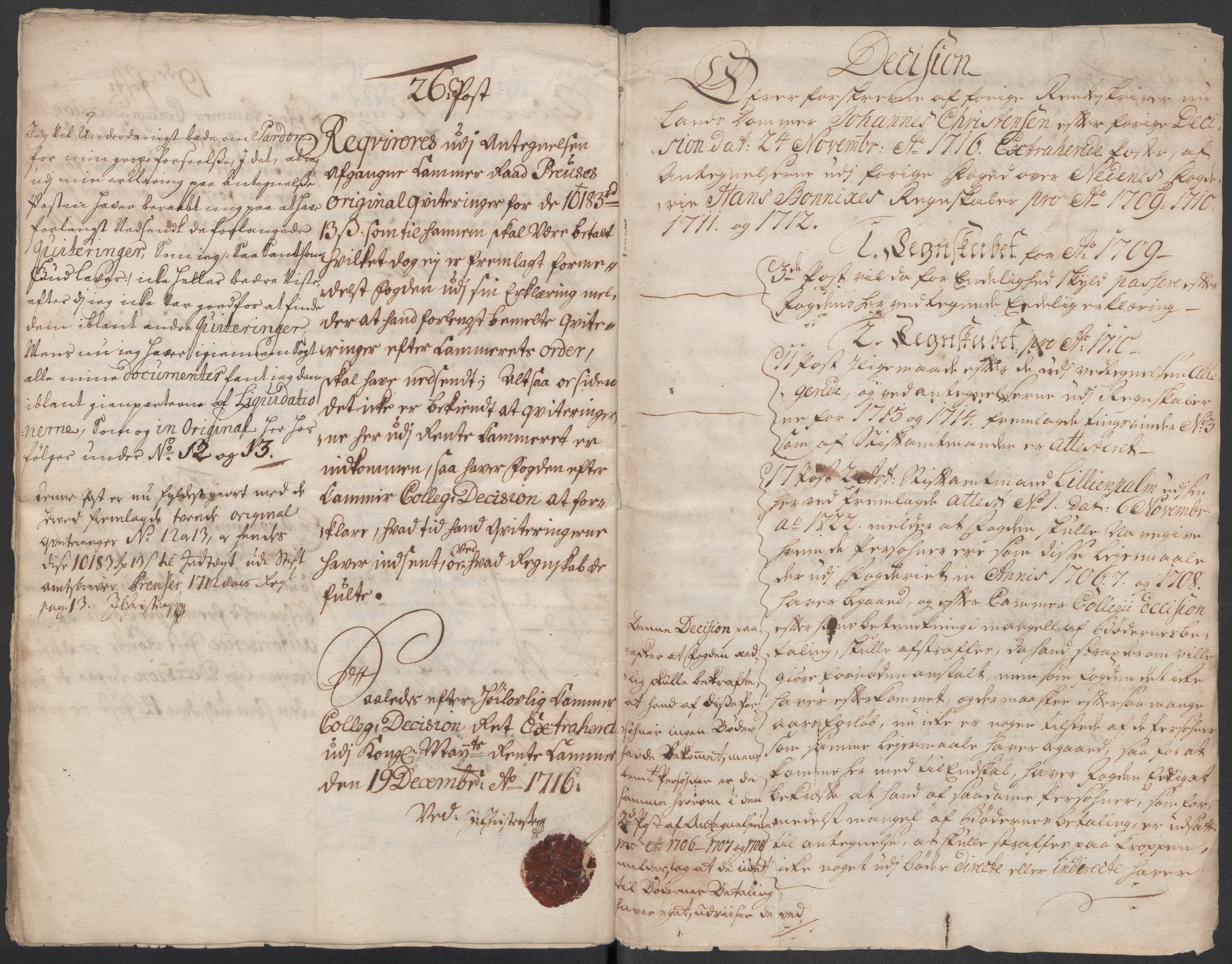 Rentekammeret inntil 1814, Reviderte regnskaper, Fogderegnskap, AV/RA-EA-4092/R39/L2320: Fogderegnskap Nedenes, 1712, p. 594