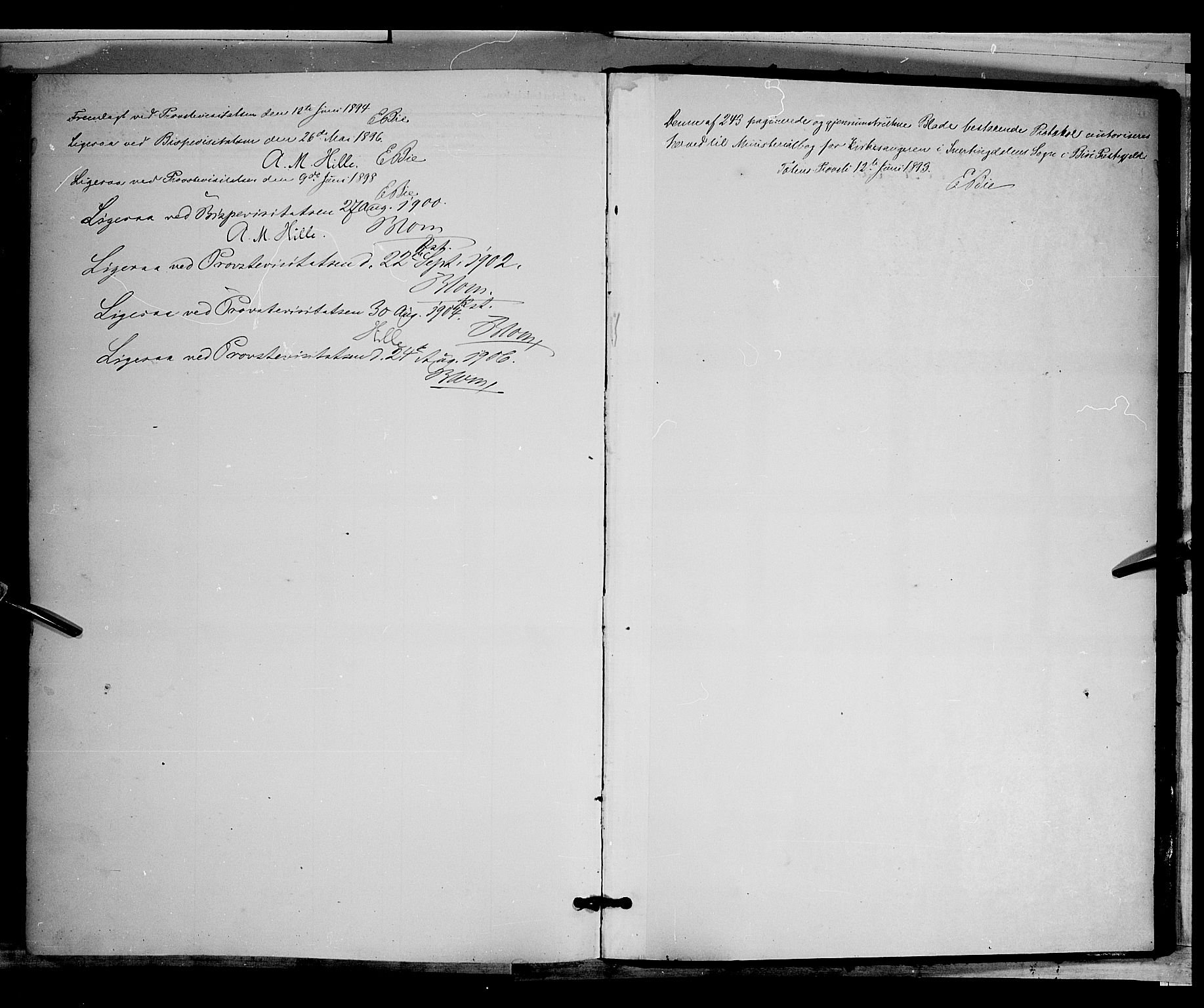 Biri prestekontor, AV/SAH-PREST-096/H/Ha/Hab/L0003: Parish register (copy) no. 3, 1892-1905