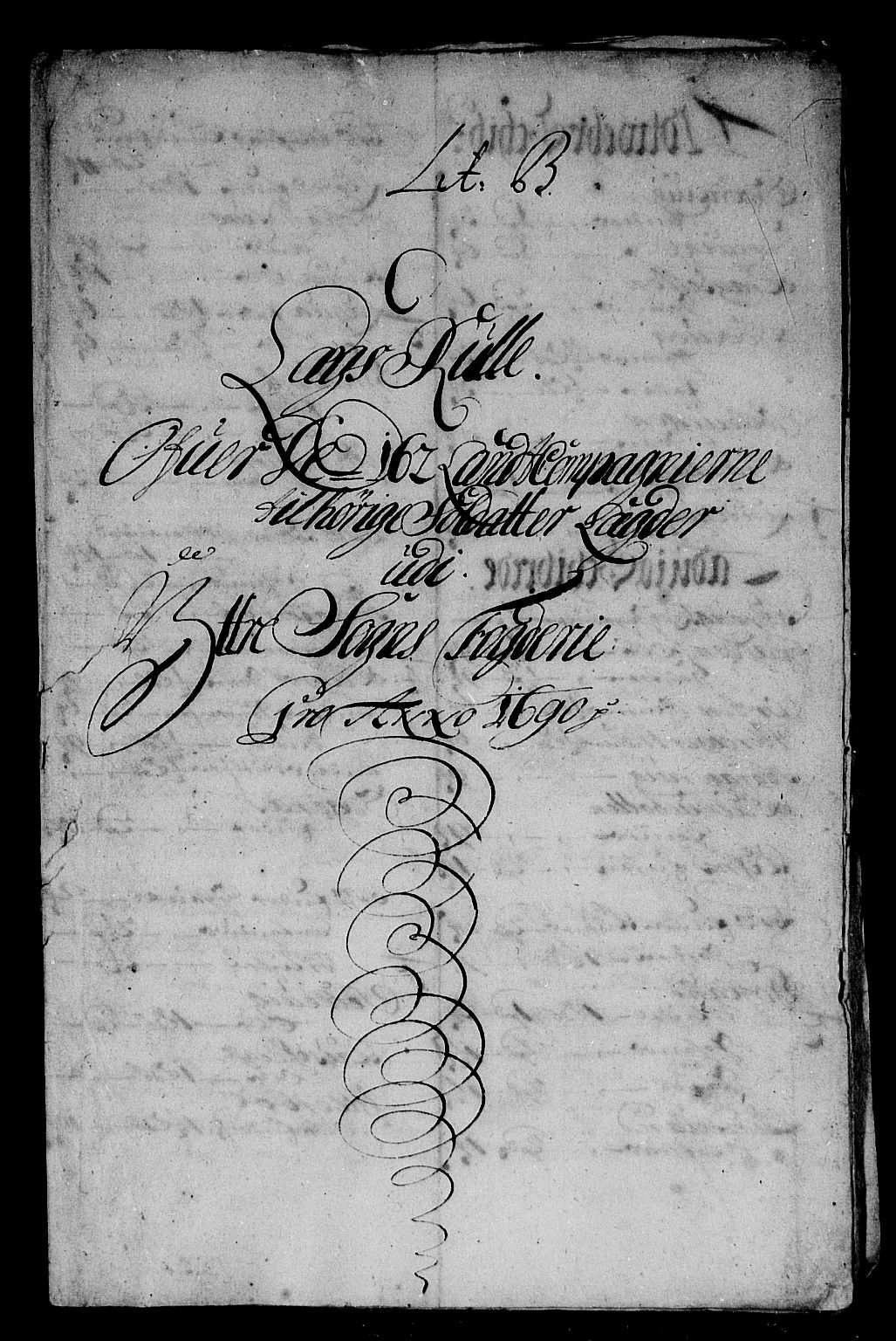 Rentekammeret inntil 1814, Reviderte regnskaper, Stiftamtstueregnskaper, Bergen stiftamt, AV/RA-EA-6043/R/Rc/L0093: Bergen stiftamt, 1690