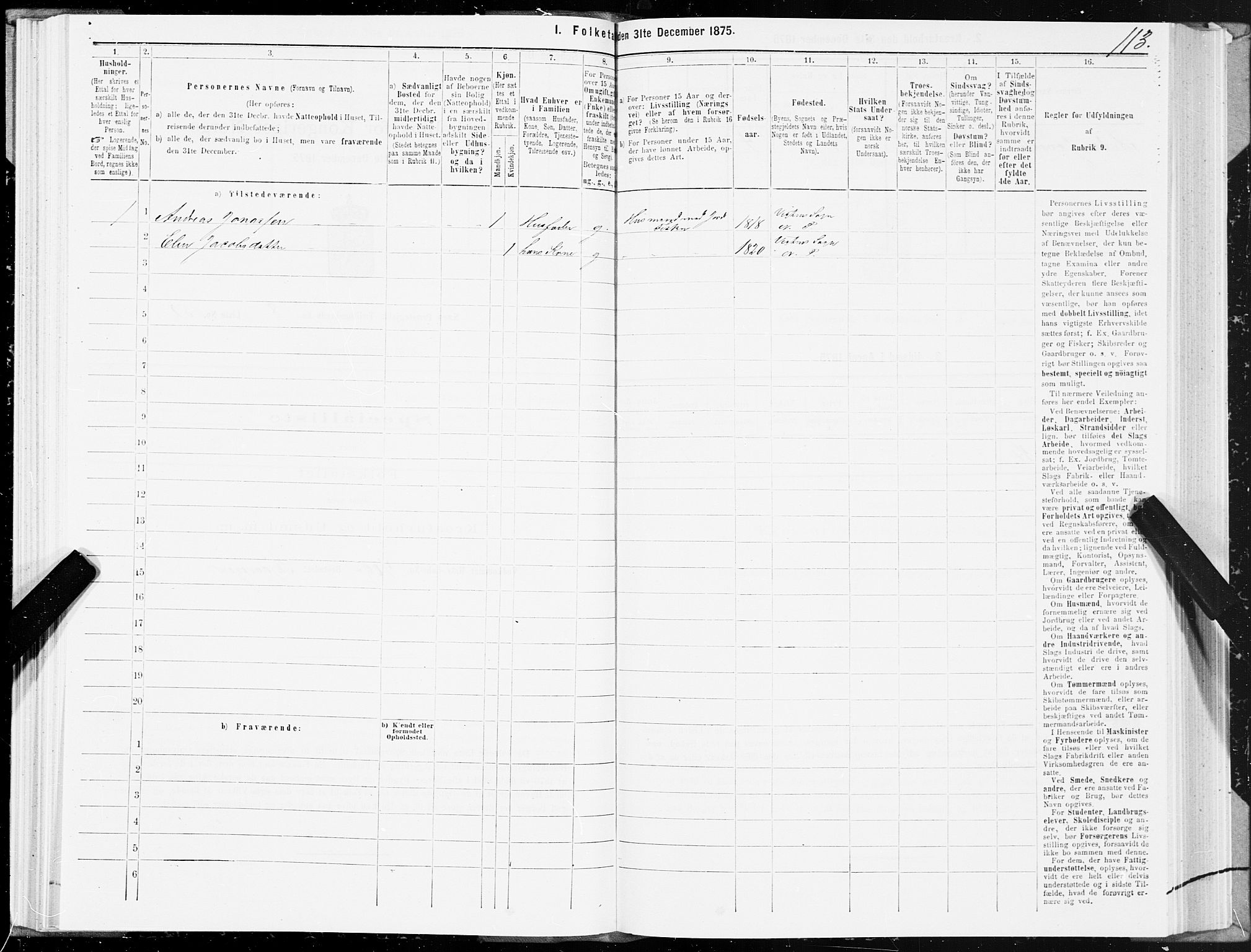 SAT, 1875 census for 1751P Nærøy, 1875, p. 4113