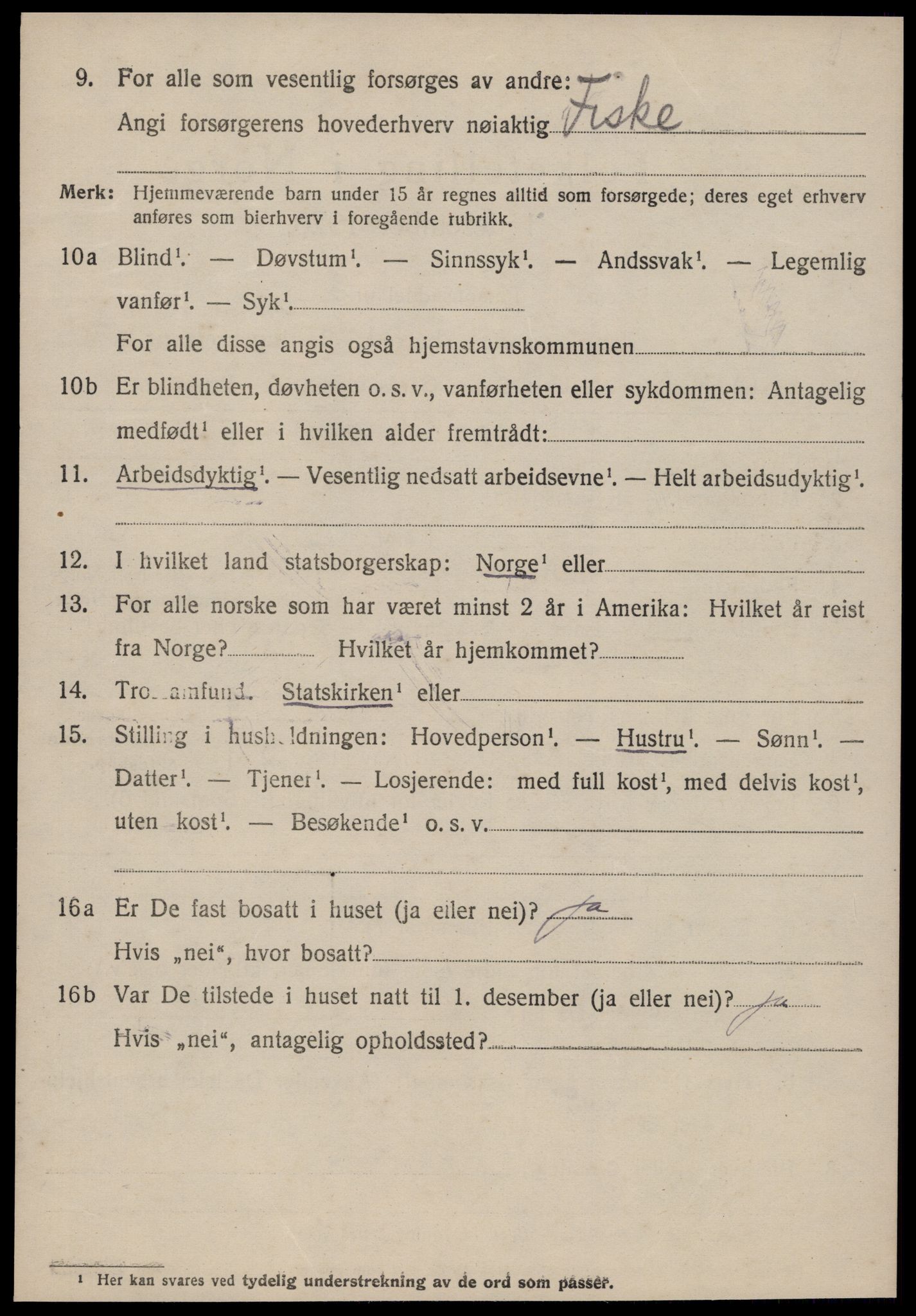 SAT, 1920 census for Aure, 1920, p. 4931