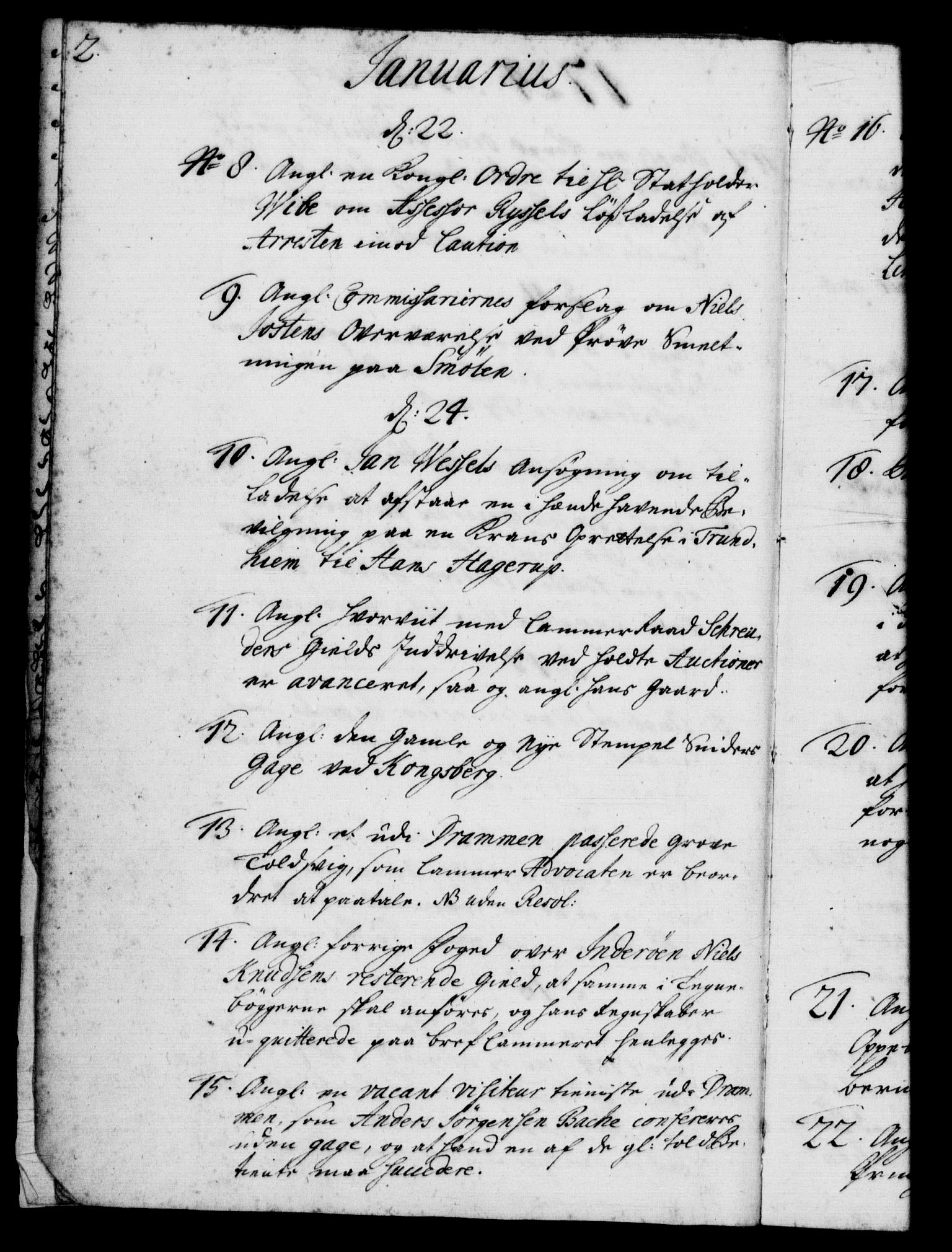 Rentekammeret, Kammerkanselliet, RA/EA-3111/G/Gf/Gfb/L0002: Register til norske relasjons- og resolusjonsprotokoller (merket RK 52.97), 1724-1728, p. 2